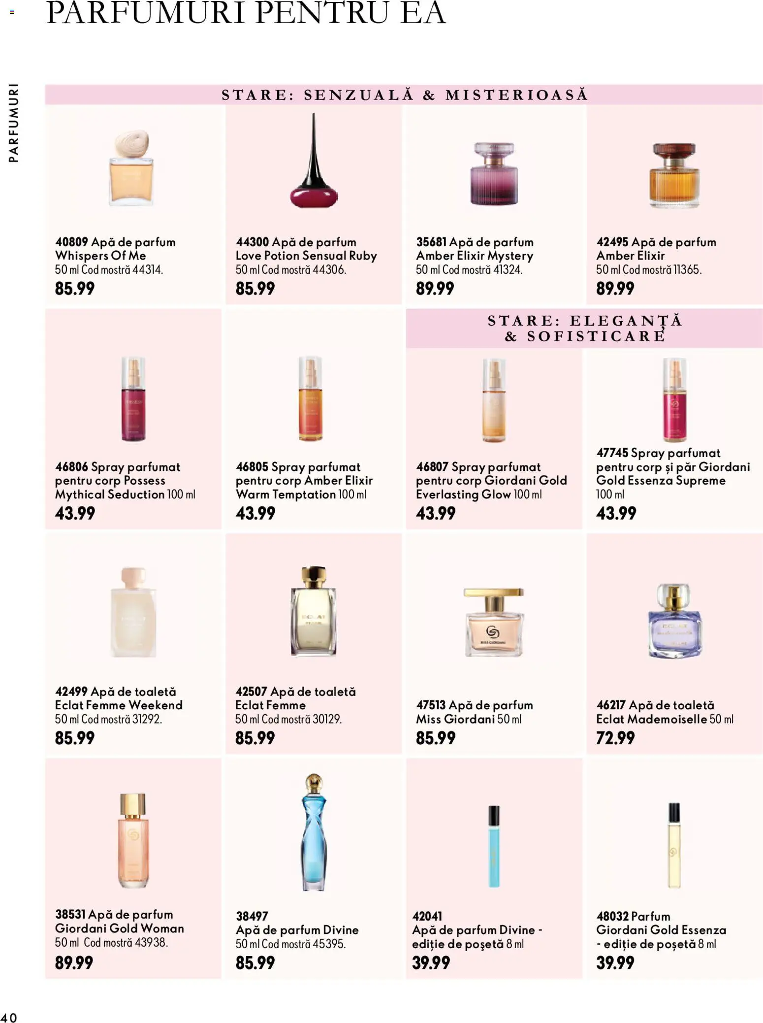 Noul catalog Oriflame – valabil de la 11.11.2026 | Pagină: 40