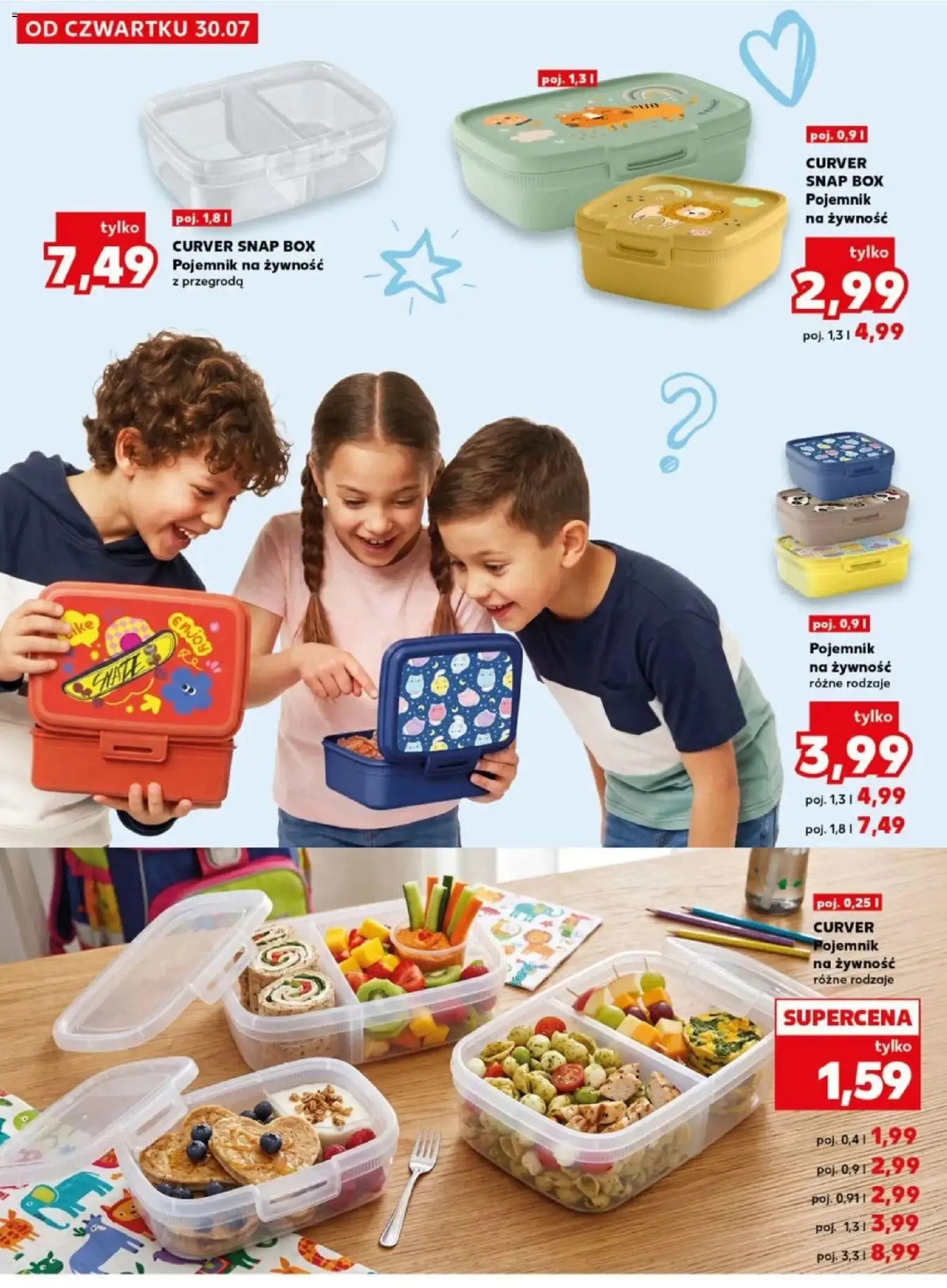 Kaufland gazetka - Wszystko do szkoły od 30.07.2026 - od jutra PDF | Strona: 34 | Produkty: Żywność, Pojemnik na żywność