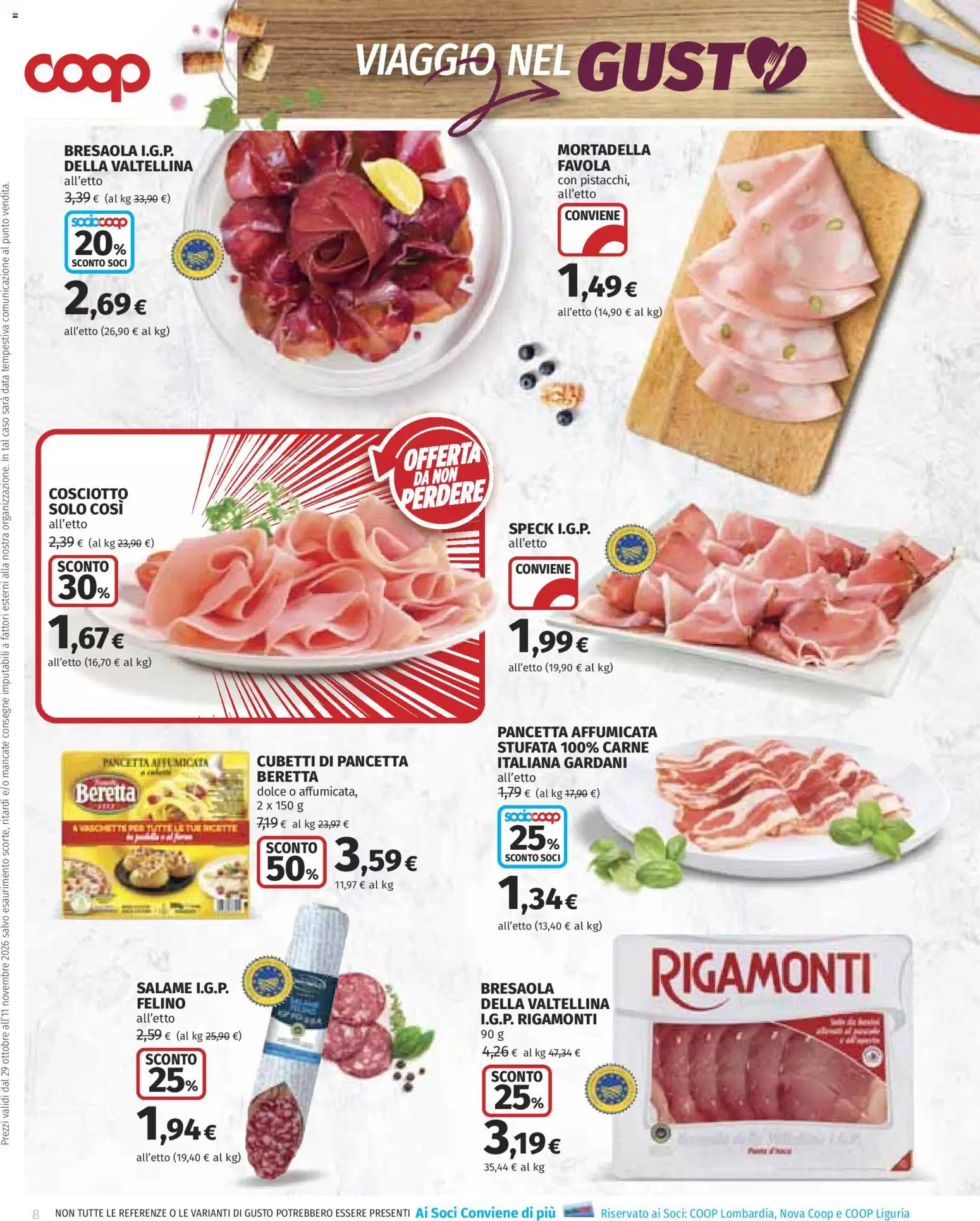 Volantino COOP del 29/10/2026 | Pagina: 8