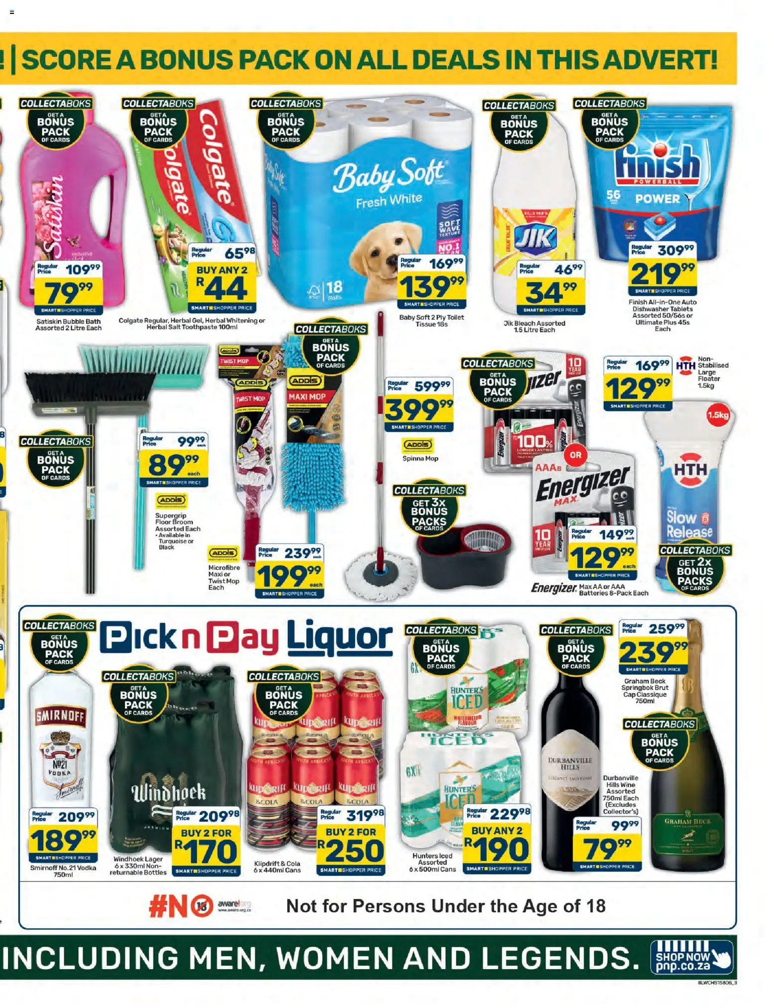 New Pick n Pay catalogue – valid from 23/10/2026 | Page: 3 | Products: Toilet, Bath, Vodka, Toothpaste