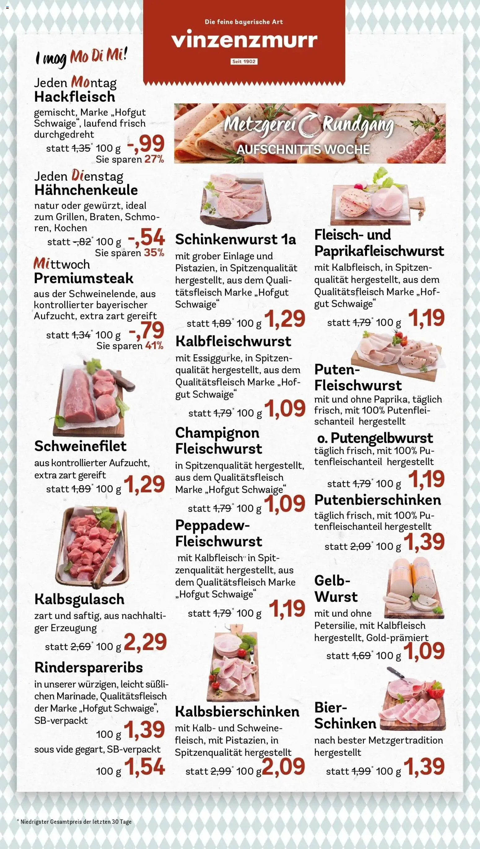 REWE Prospekt ab 17.08.2026 zum Blättern » Angebote | Seite: 10 | Produkte: Wurst, Schinken, Fleisch, Hackfleisch
