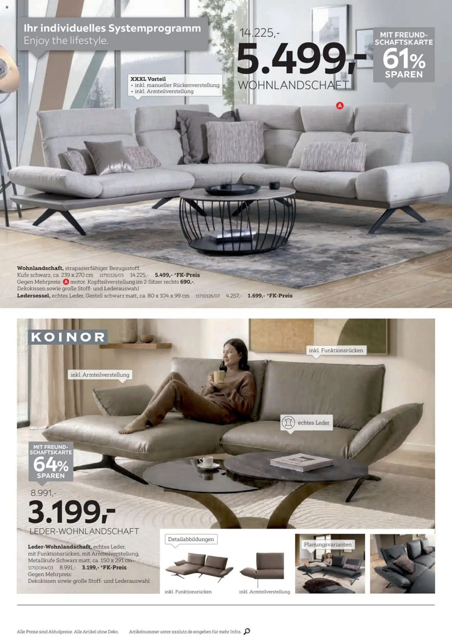 XXXLutz Last-Minute-Preis – gültig ab 19.09.2026 | Seite: 6 | Produkte: Wohnlandschaft