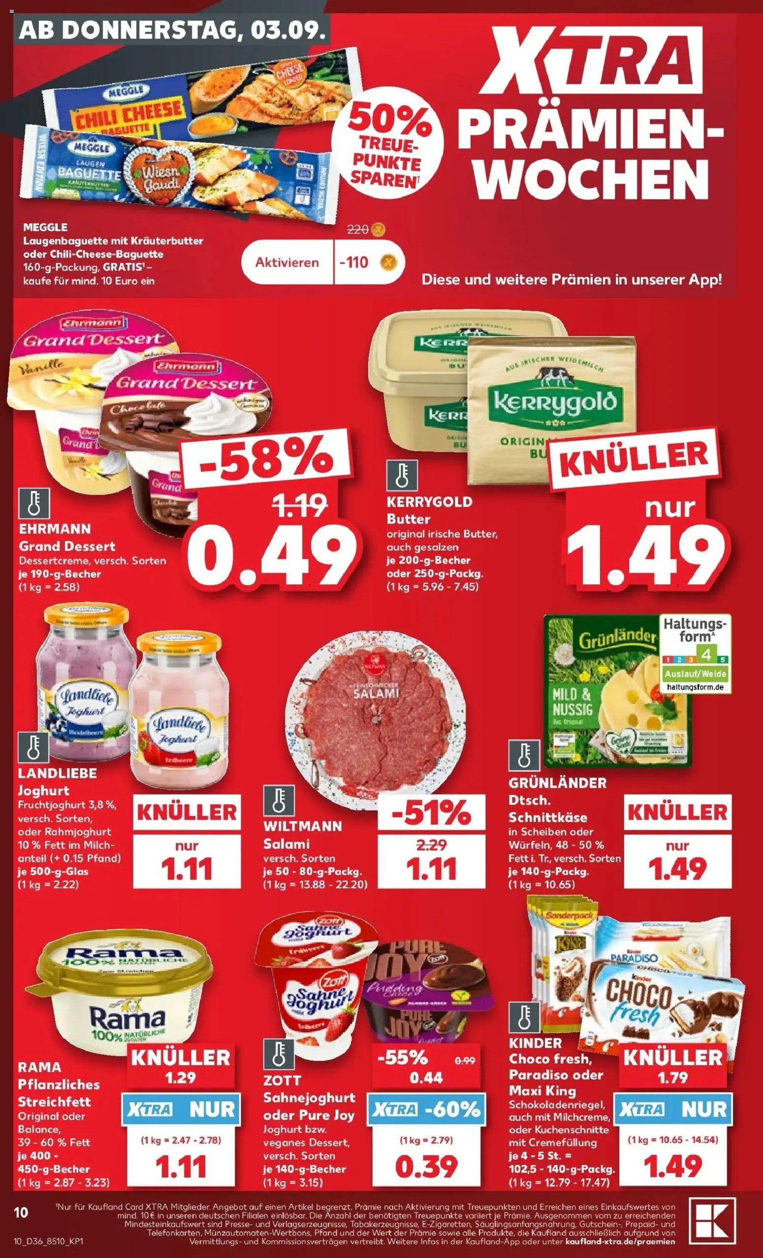 Prospekt Kaufland ab 31.08.2026 » Angebote Online zum Blättern | Seite: 19 | Produkte: Rama, Baguette, Kräuterbutter, Landliebe joghurt
