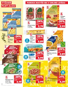 Kaufland leták platný od 07.05.2026 | Strana: 34 | Produkty: Šunka, Cestoviny, Lístkové cesto, Krém