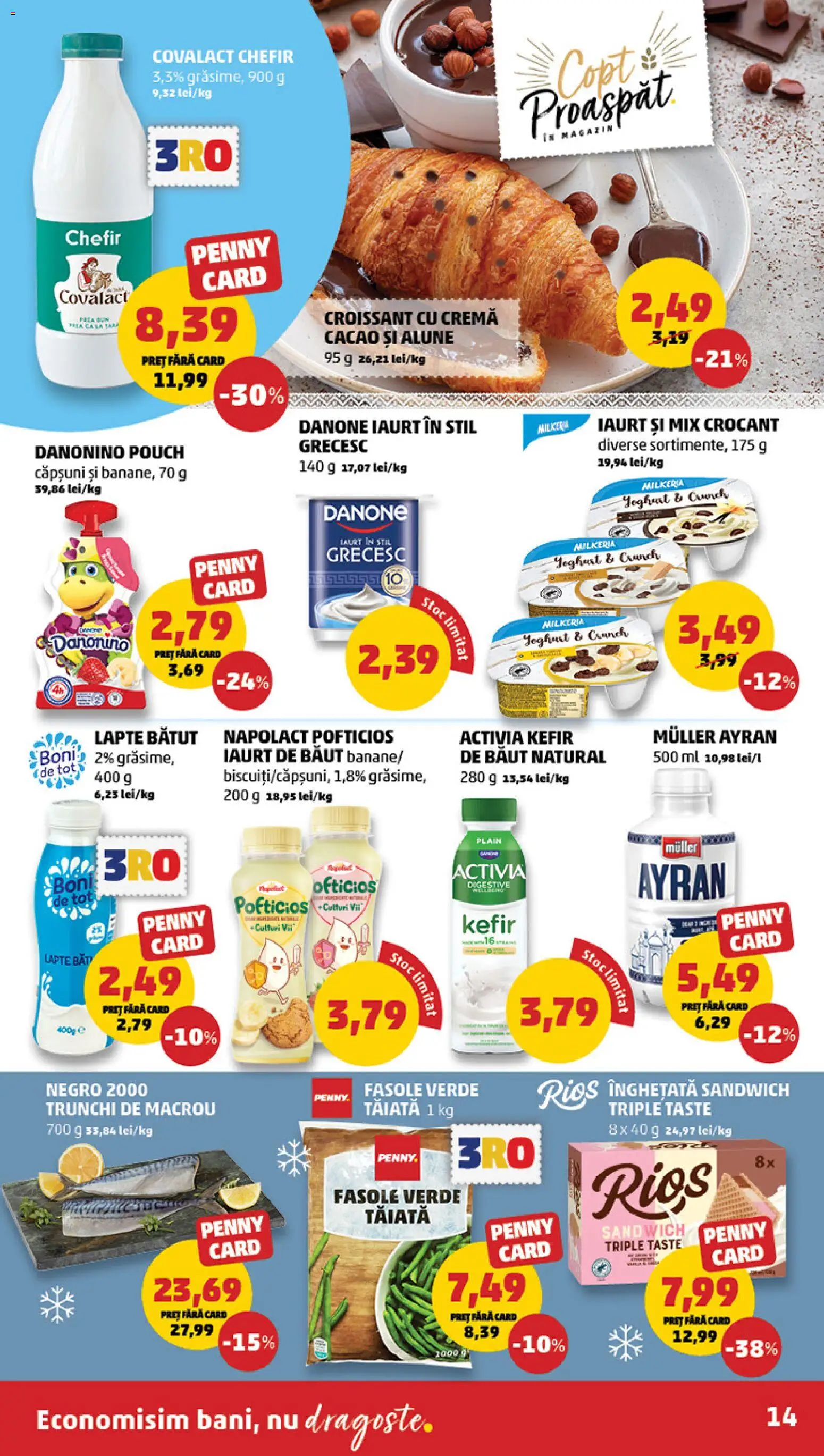 Noul catalog PENNY – valabil de la 10.06.2026 | Pagină: 14 | Produse: Alune, Lapte, Cremă, Înghețată