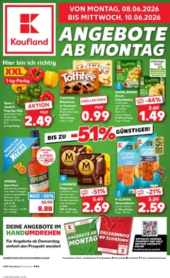 Náhled letáku Kaufland Německo leták - Angebote ab Montag od 08.06.2026