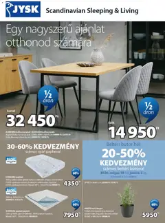 JYSK akciós újság - amely érvényes a következő dátumtól: 18.05.2026