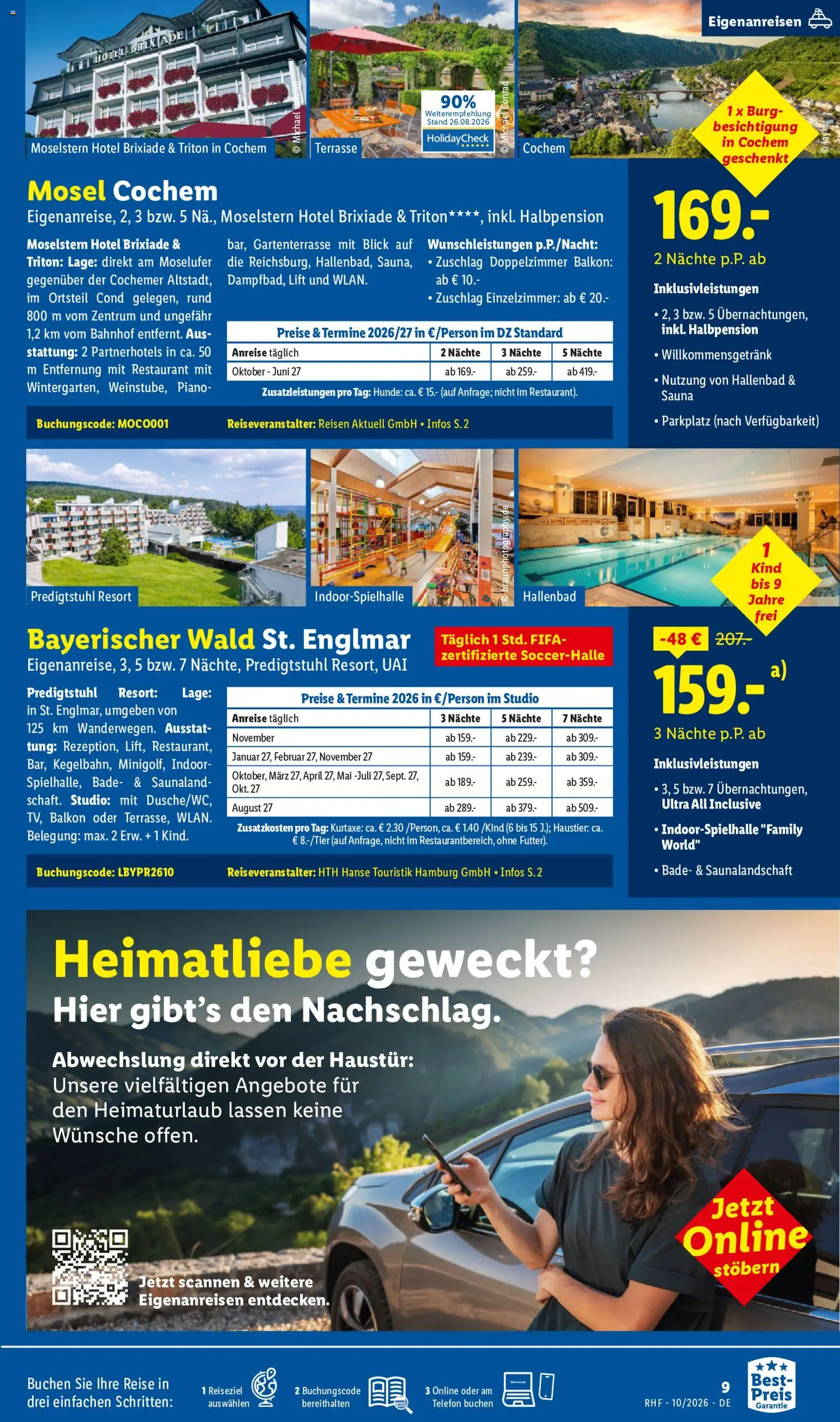 Lidl Reisen Prospekt – gültig ab 30.09.2026 | Seite: 9