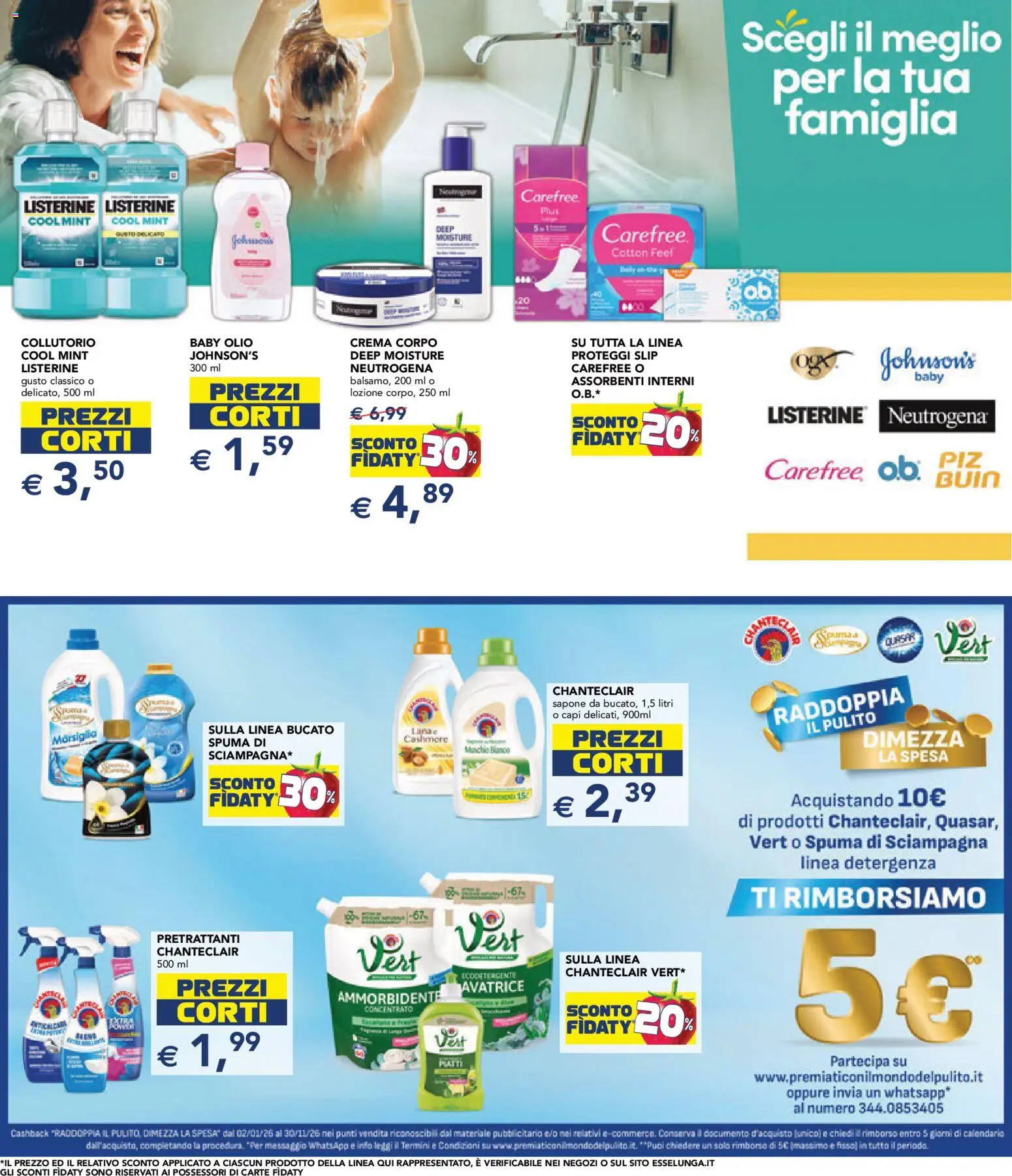 Volantino Esselunga S del 18.05.2026 | Pagina: 21 | Prodotti: Crema, Sapone, Collutorio, Slip