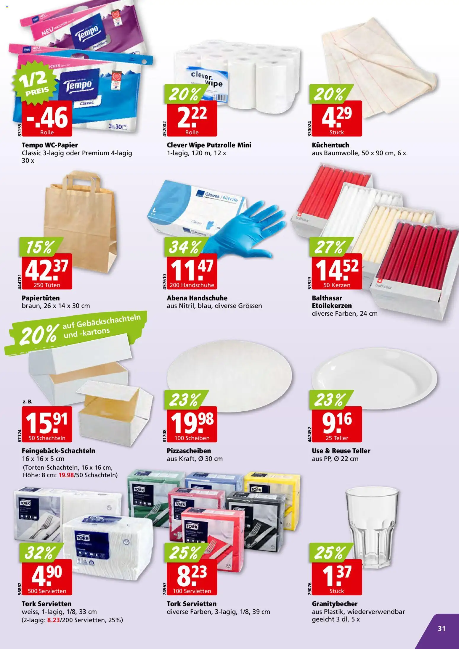 Aligro aktionen – gültig ab 21.09.2026 | Seite: 31 | Produkte: Handschuhe