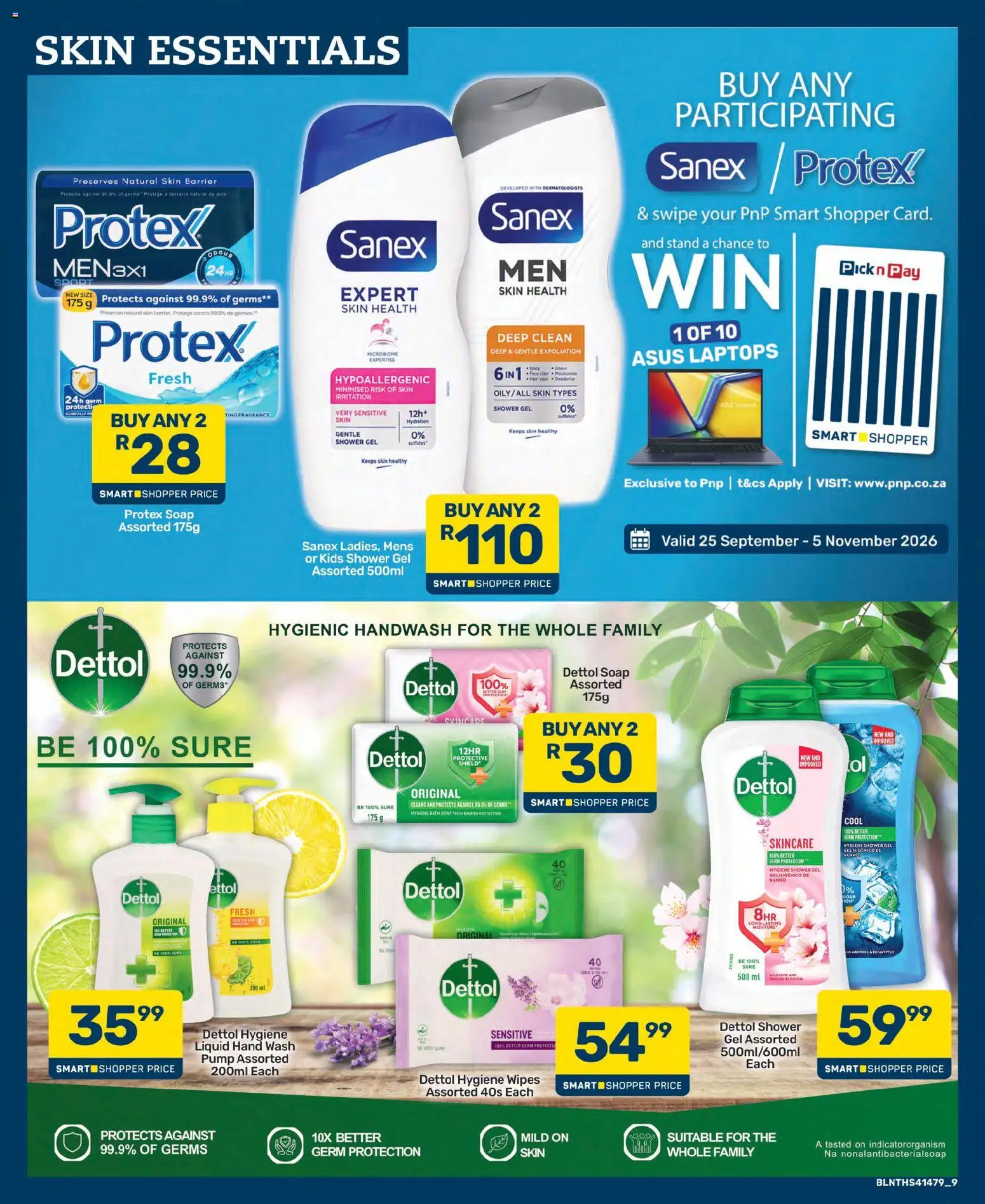 New Pick n Pay catalogue – valid from 25/09/2026 | Page: 9 | Products: Handwash, Bath, Shower, Soap