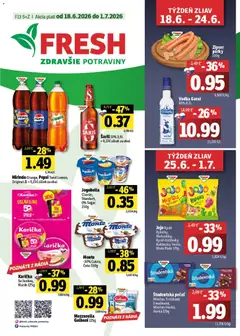 Fresh leták platný od 18.06.2026