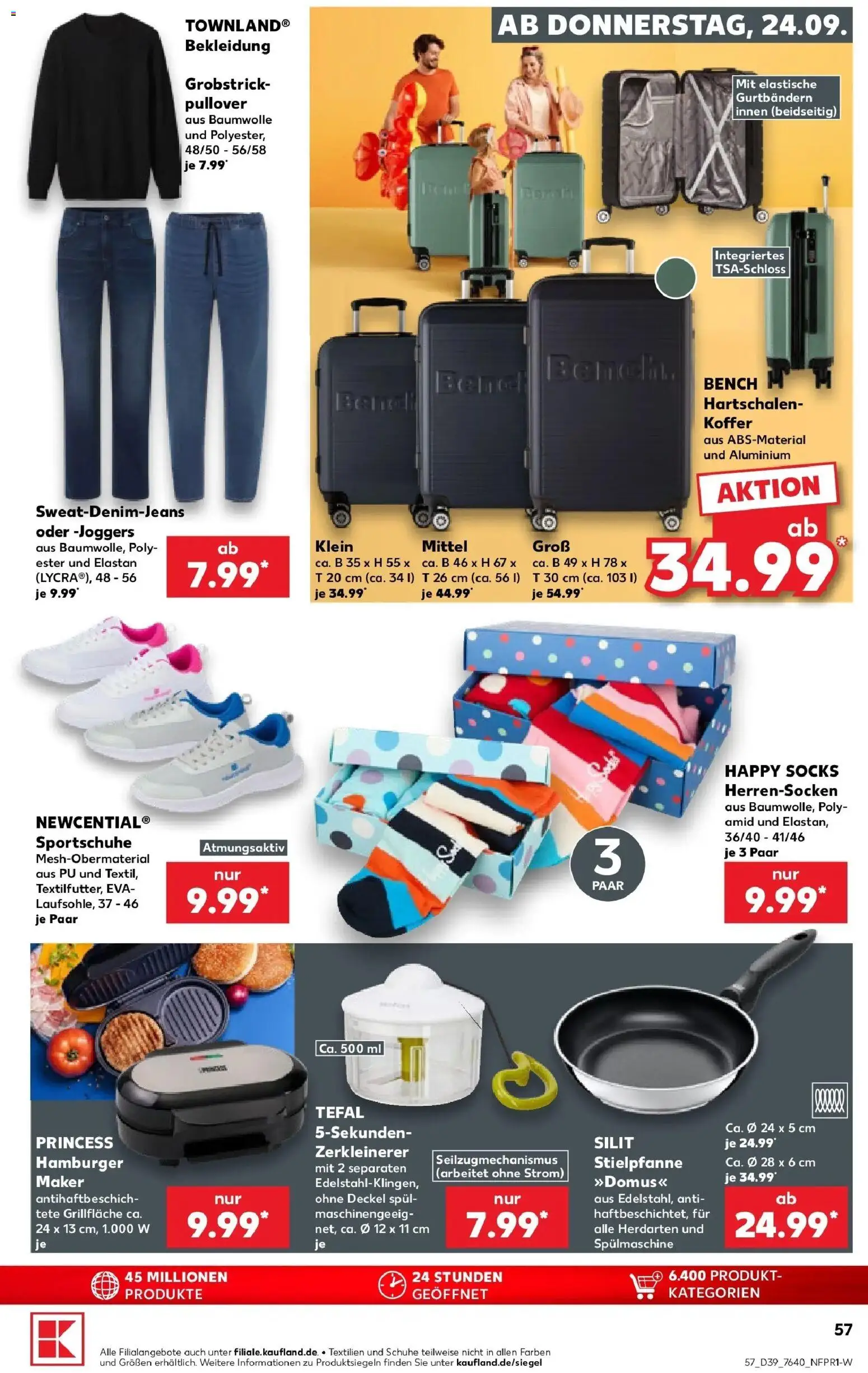 Prospekt Kaufland ab 21.09.2026 » Angebote Online zum Blättern | Seite: 69 | Produkte: Bekleidung, Pullover, Koffer