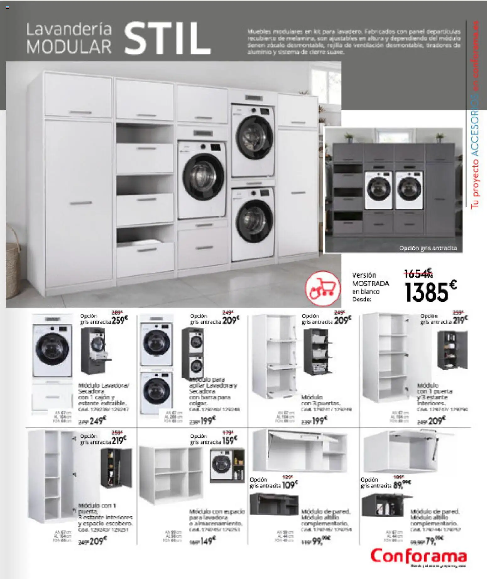Conforama folleto │ válido desde el 16.04.2026 | Página: 77 | Productos: Muebles, Lavadora, Secadora