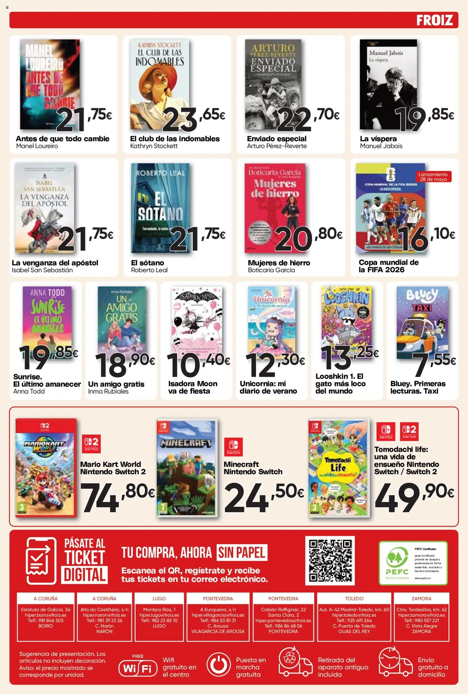 Froiz - Folleto Hiper │ válido desde el 26.05.2026 | Página: 12 | Productos: Nintendo