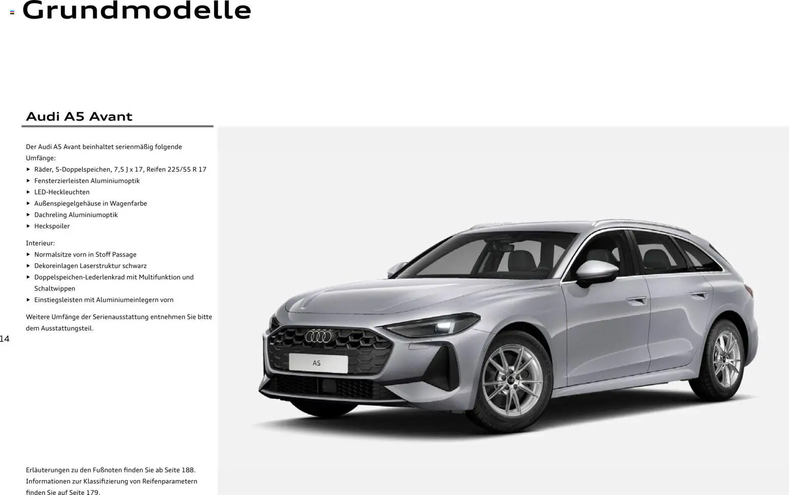 Audi A5 – gültig ab 01.10.2026 | Seite: 14