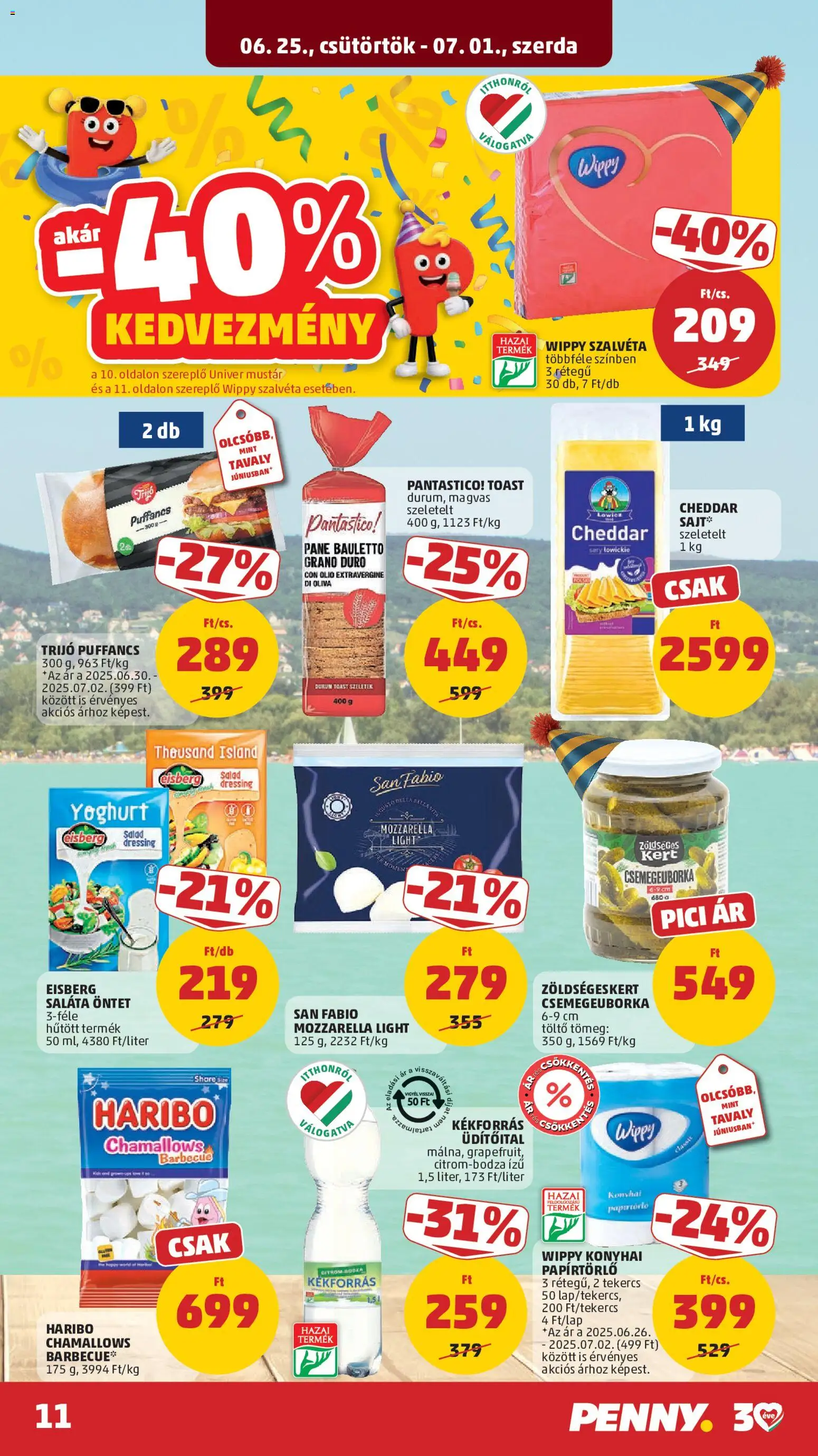 PENNY akciós ujság - amely érvényes a következő dátumtól: 25.06.2026 | Oldal: 11