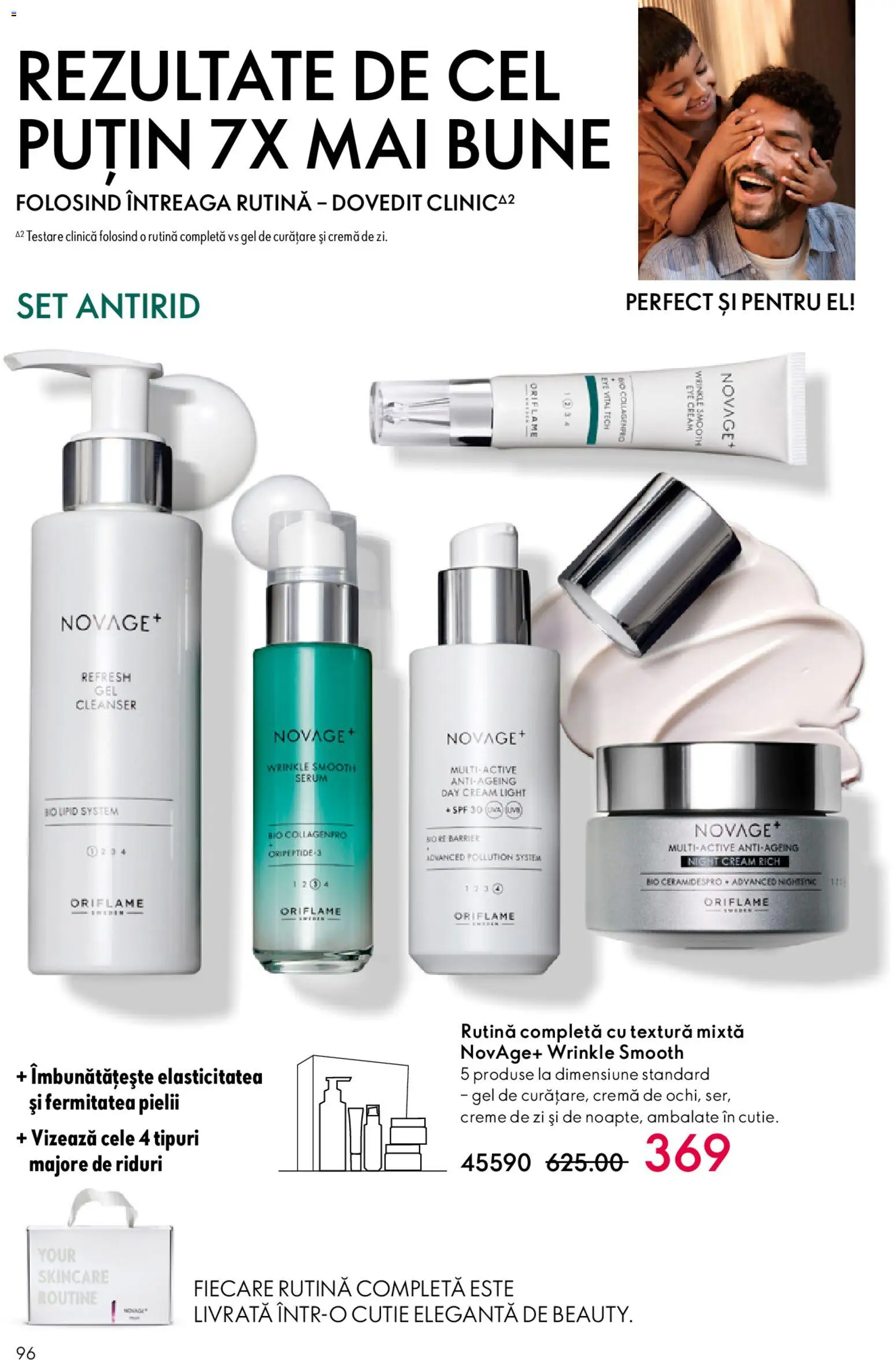 Noul catalog Oriflame – valabil de la 27.05.2026 | Pagină: 96 | Produse: Şerit ödül, Gel de curățare, Cutie, Cremă