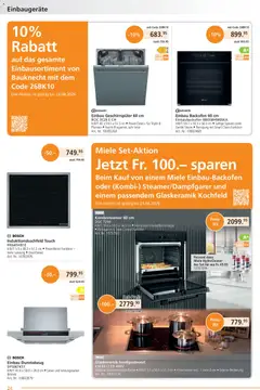 Fust aktionen ab 22.06.2026 gültig | Seite: 24 | Produkte: Backofen, Kochfeld, Geschirrspüler, Bosch