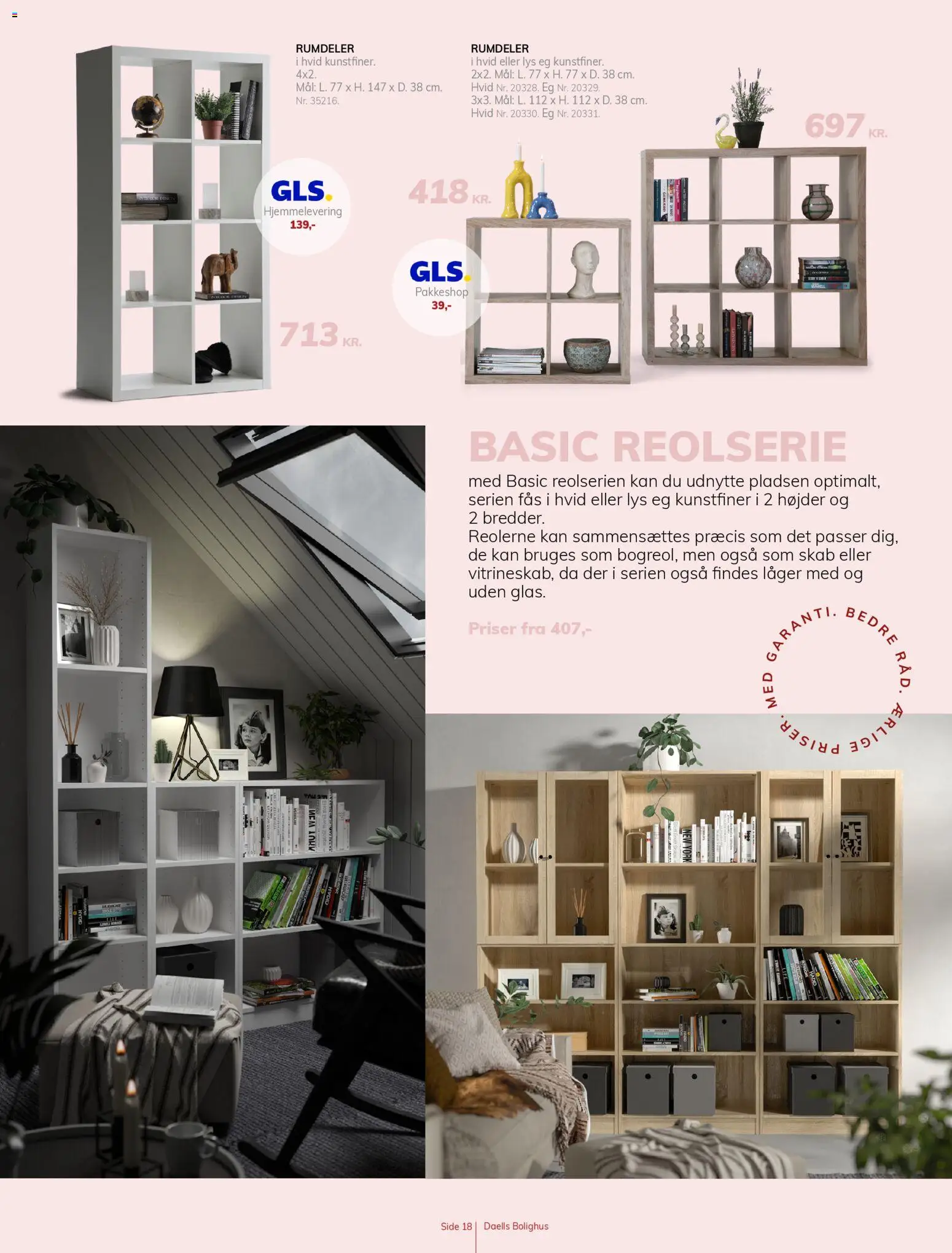 Daells Bolighus tilbudsavis – gyldig fra 11/02/2026 | Side: 18 | Produkter: Skab, Søm