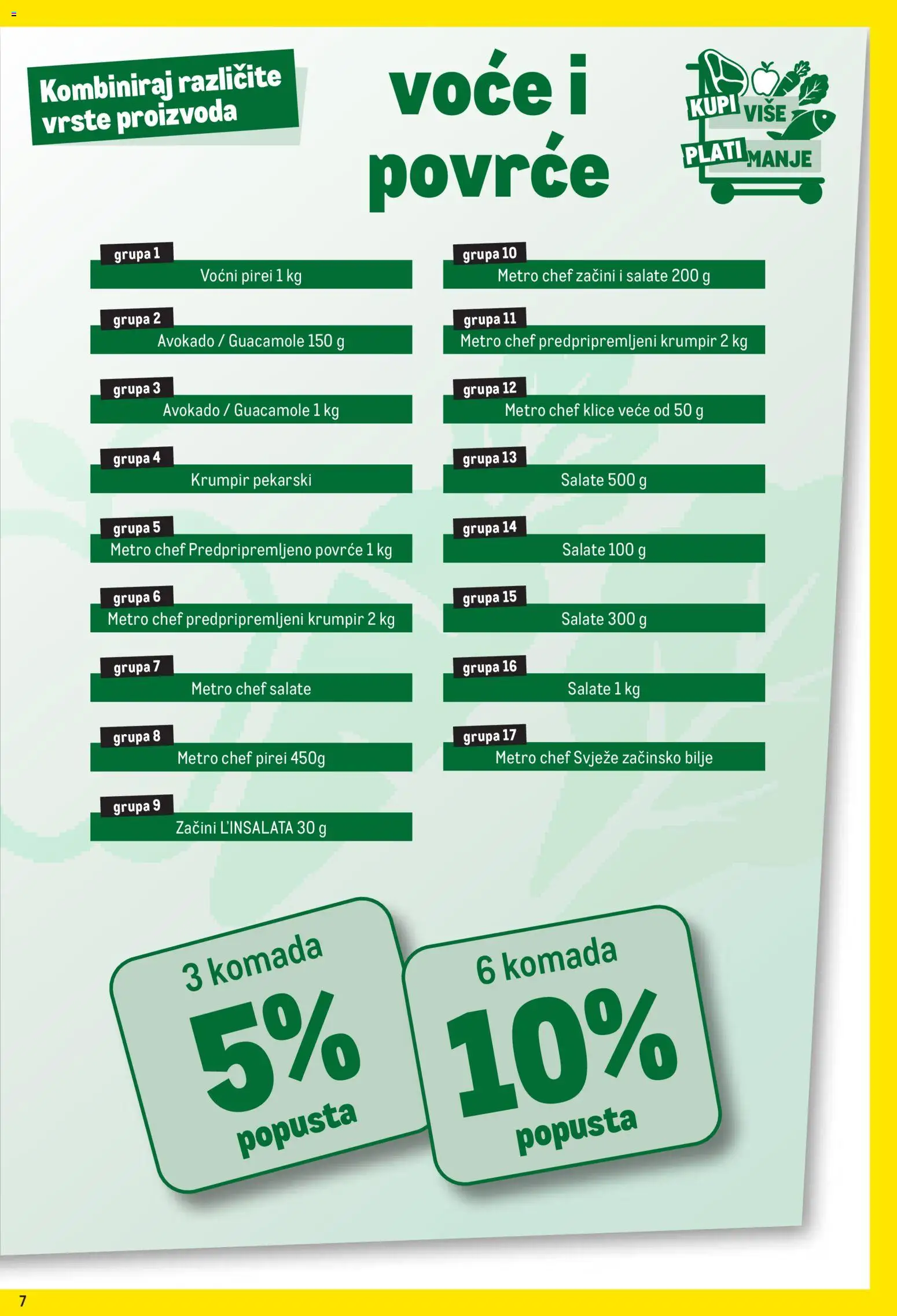 Metro katalog | vrijedi od 02.11.2026 | Stranica: 7 | Proizvodi: Avokado, Začini, Povrće, Voće