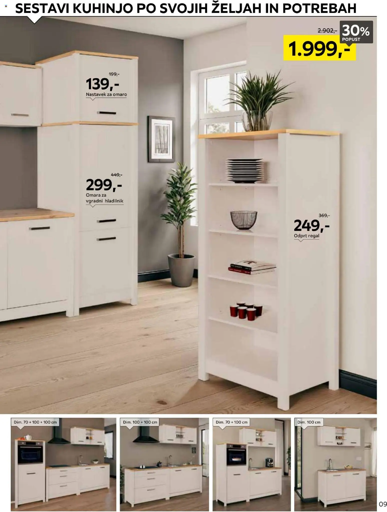 Novi XXXL Lesnina katalog ponudbe – veljaven od 31.08.2026 | Stran: 9 | Izdelki: Hladilnik, Omara, Regal