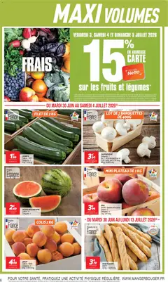 Netto - Prévisualisation de Netto catalogue valide à partir de 30/06/2026 | Page: 6 | Produits: Abricot, Pêche, Courgette, Jus