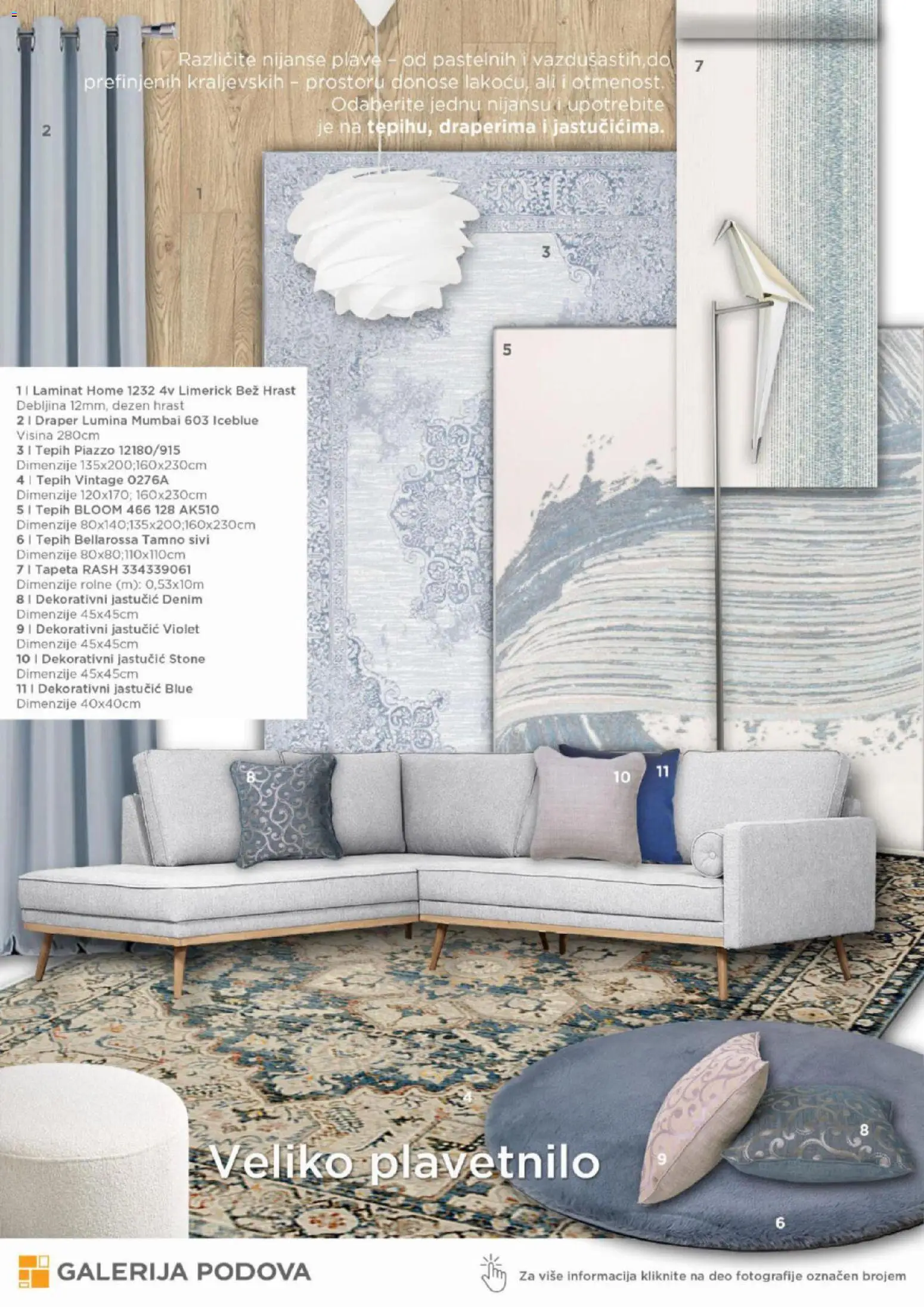 Galerija Podova katalog - važi od 01.12.2025 | Strana: 13 | Proizvode: Tepih