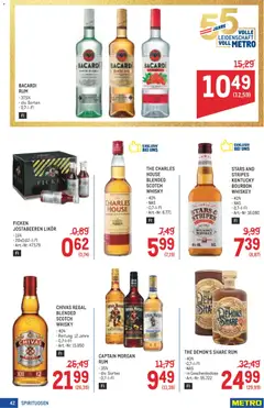 Metro angebote Profi ab 01.10.2026 gültig | Seite: 42 | Produkte: Whiskey, Regal, Bourbon