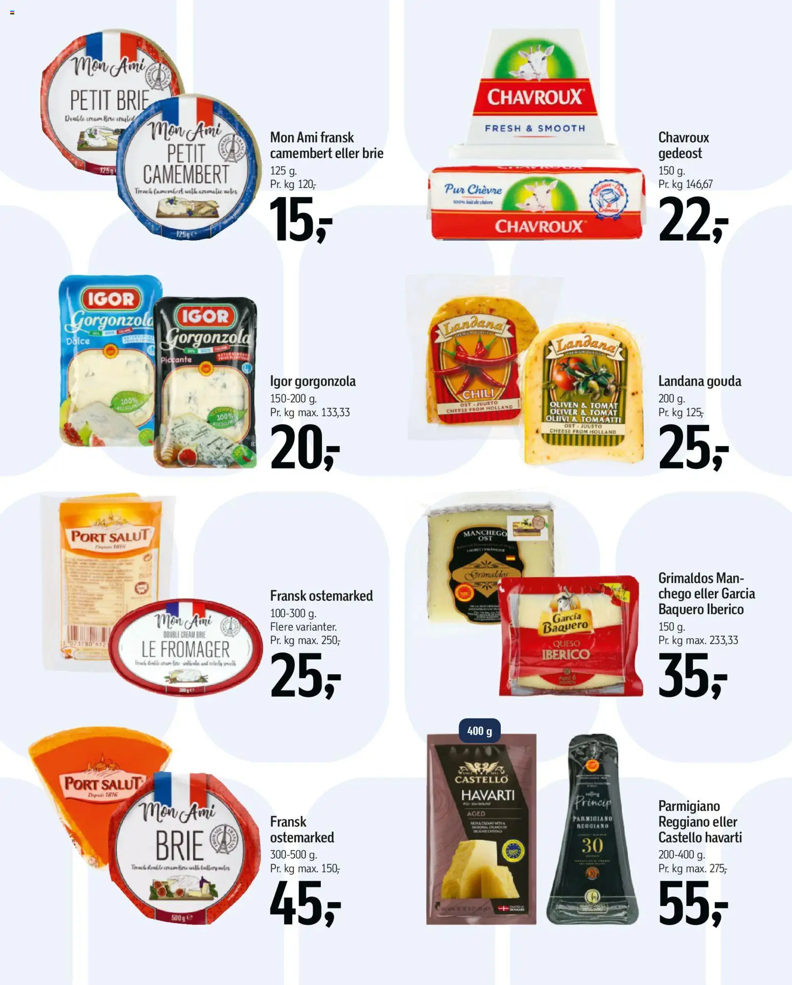 Føtex tilbudsavis – gyldig fra 14/08/2026 | Side: 23 | Produkter: Camembert, Ost, Gorgonzola, Oliven