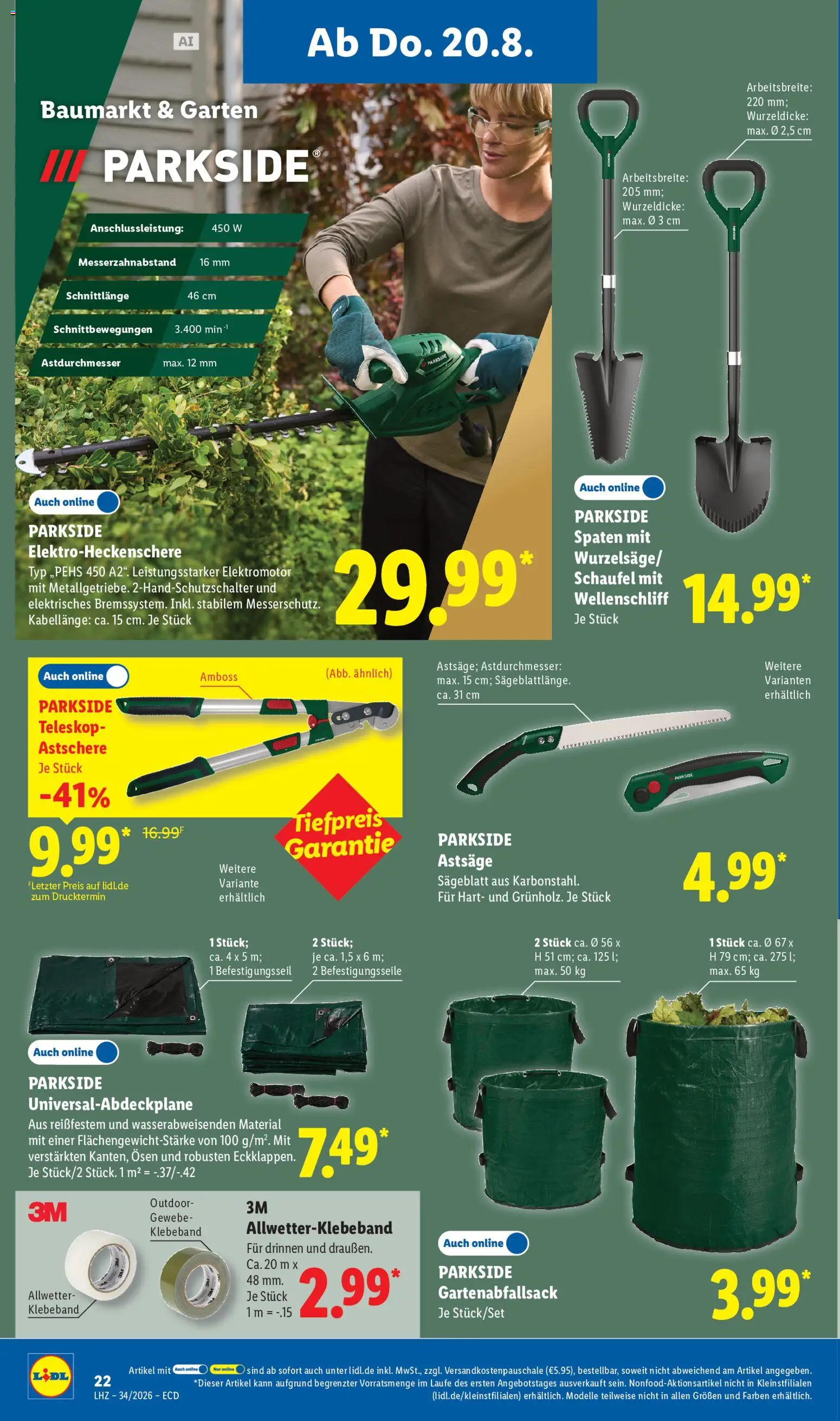 Lidl Prospekt – gültig ab 17.08.2026 | Seite: 20