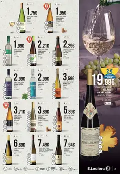 Pré-visualização E.Leclerc folheto Feira dos Vinhos válido de 01/10/2026 | Página: 3 | Produtos: Lixa, Sobremesas, Lagosta, Vinho
