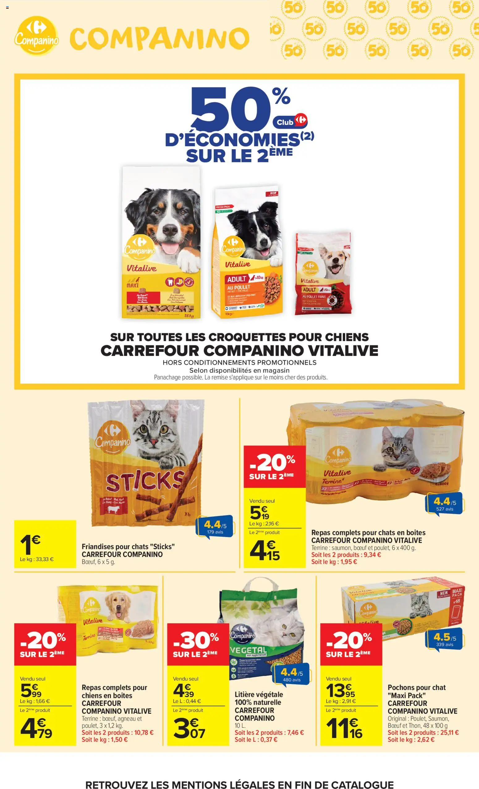 {H1} | Page: 44 | Produits: Croquettes, Agneau, Litière, Croquettes pour chiens