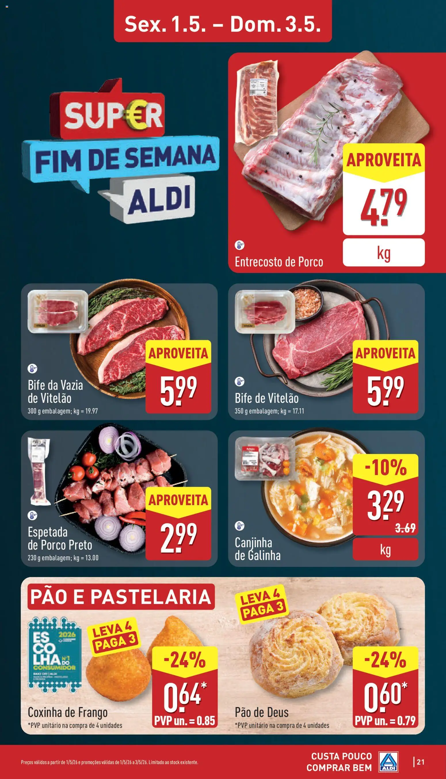 Aldi folheto │ válido de 27.04.2026 | Página: 21 | Produtos: Frango, Pão