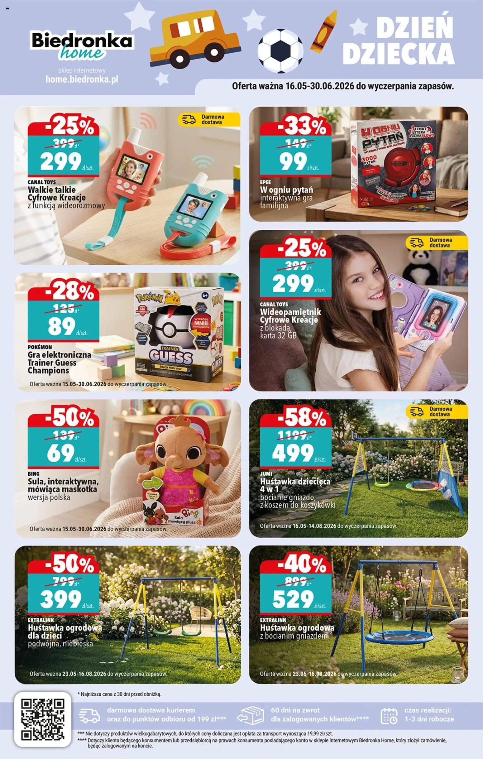 Biedronka gazetka - Hity i inspiracje od 25.05.2026 | Strona: 54 | Produkty: Karta, Gra