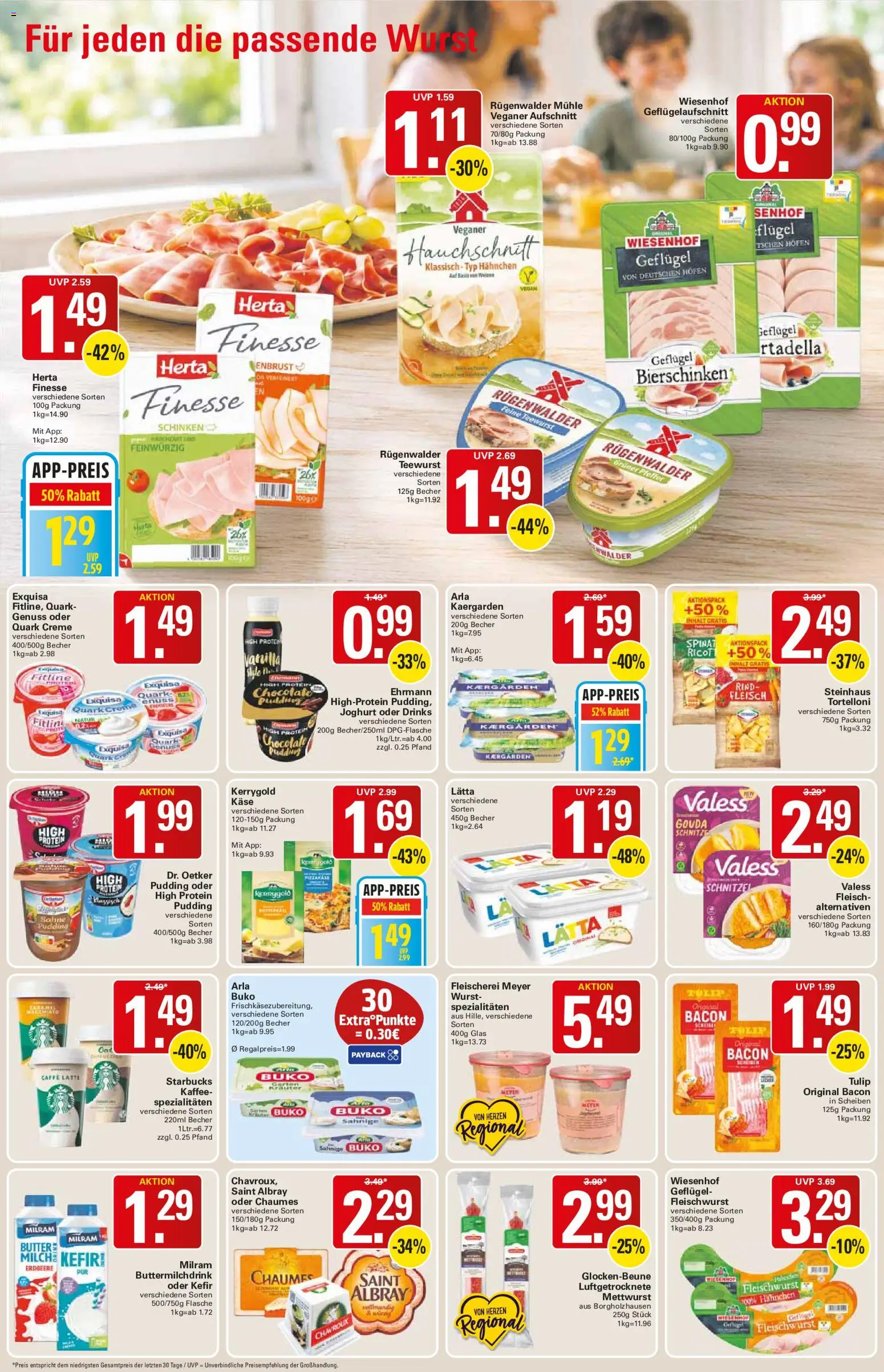 WEZ Prospekt – gültig ab 10.08.2026 | Seite: 6 | Produkte: Käse, Creme, Milram, Herta finesse