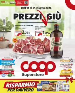 Anteprima del volantino COOP volantino Superstore Cassano d'Adda valido a partire dal 11.06.2026