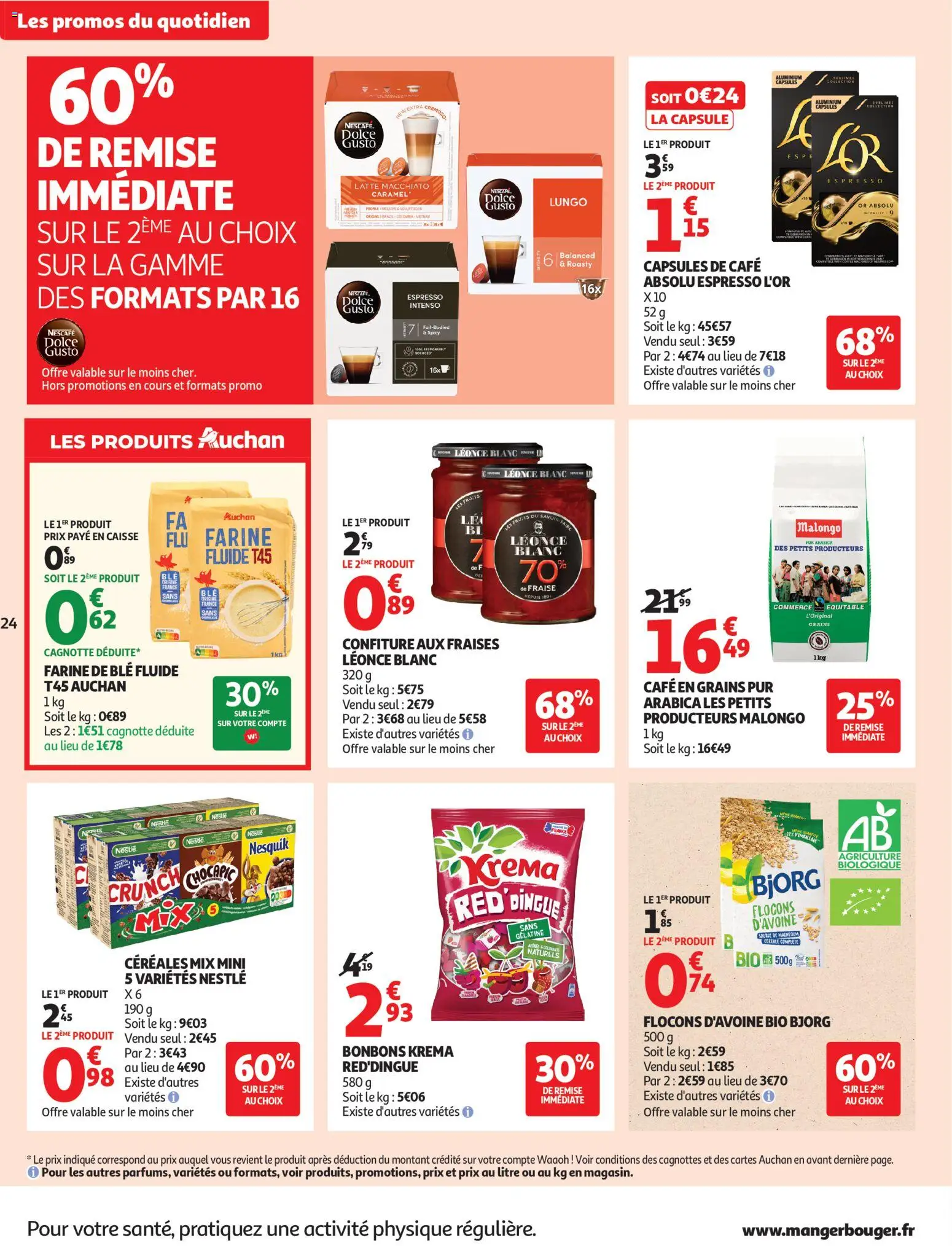 {H1} | Page: 26 | Produits: Chocapic, Café en grains, Bonbons, Gélatine