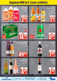 E center Prospekt Stralsund ab 28.09.2026 gültig | Seite: 26 | Produkte: Bier, Sirup, Alkohol, Wein