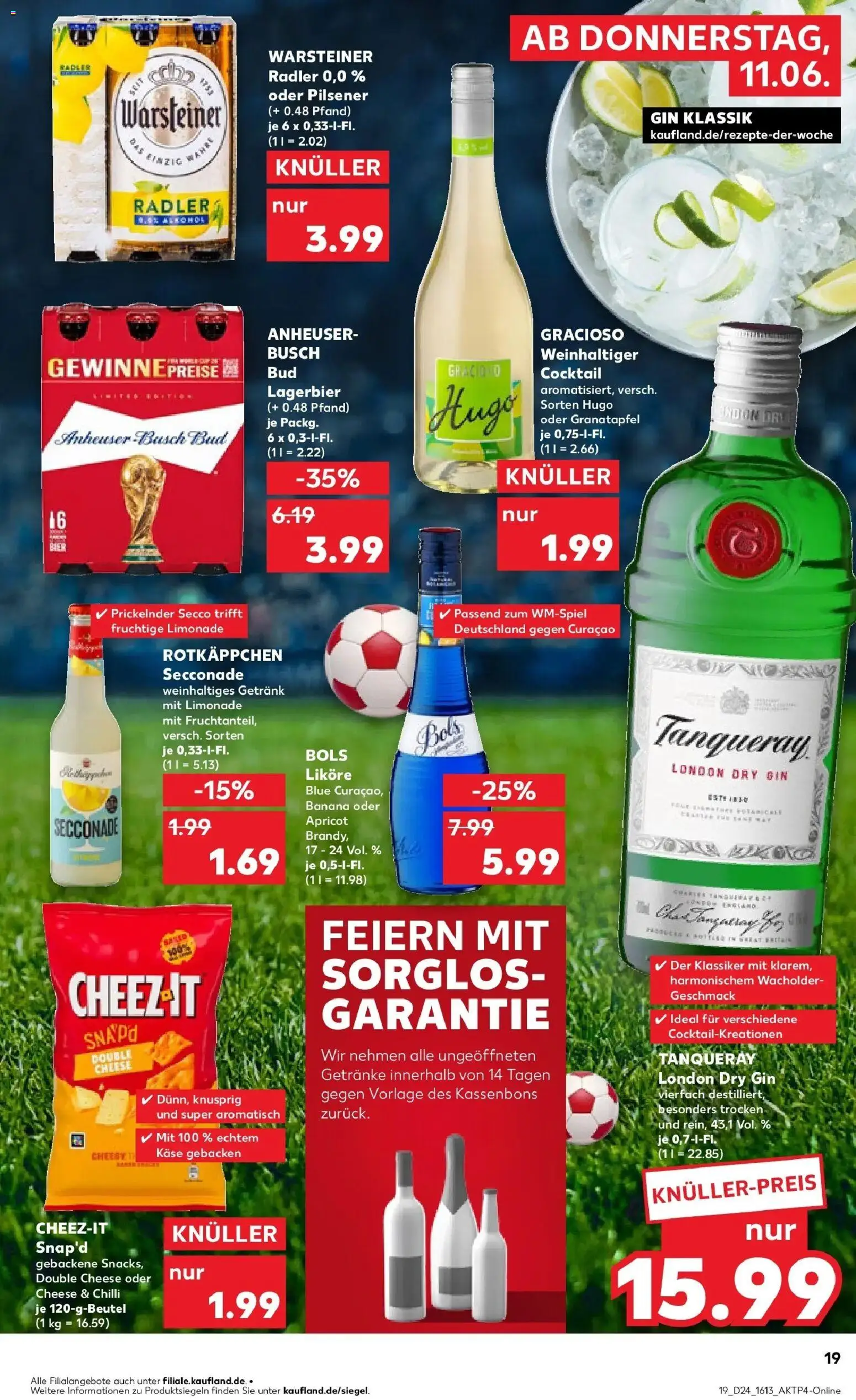 Kaufland Prospekt Hannover – gültig ab 08.06.2026 | Seite: 28 | Produkte: Bad, Rotkäppchen, Gin, Hugo