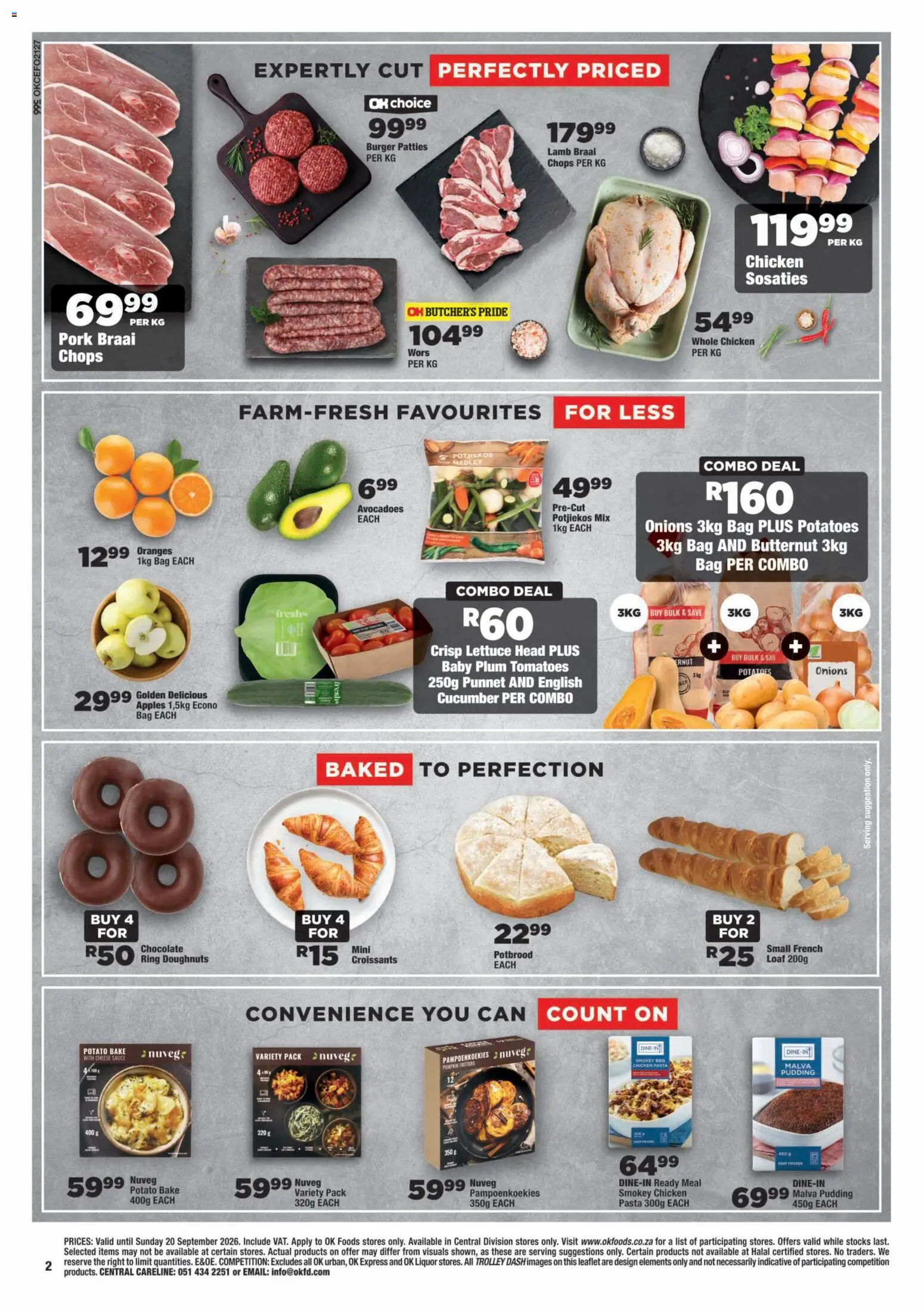 New OK Foods catalogue – valid from 09/09/2026 | Page: 2 | Products: Bag, Cheese, Onions, Sauce