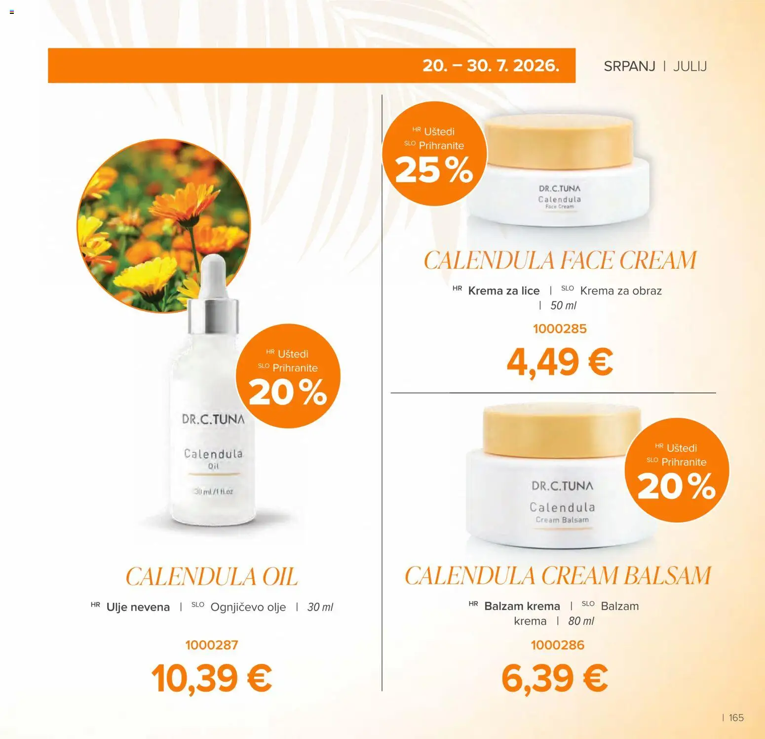 Farmasi katalog | vrijedi od 01.07.2026 | Stranica: 165 | Proizvodi: Krema za lice, Ulje, Krema