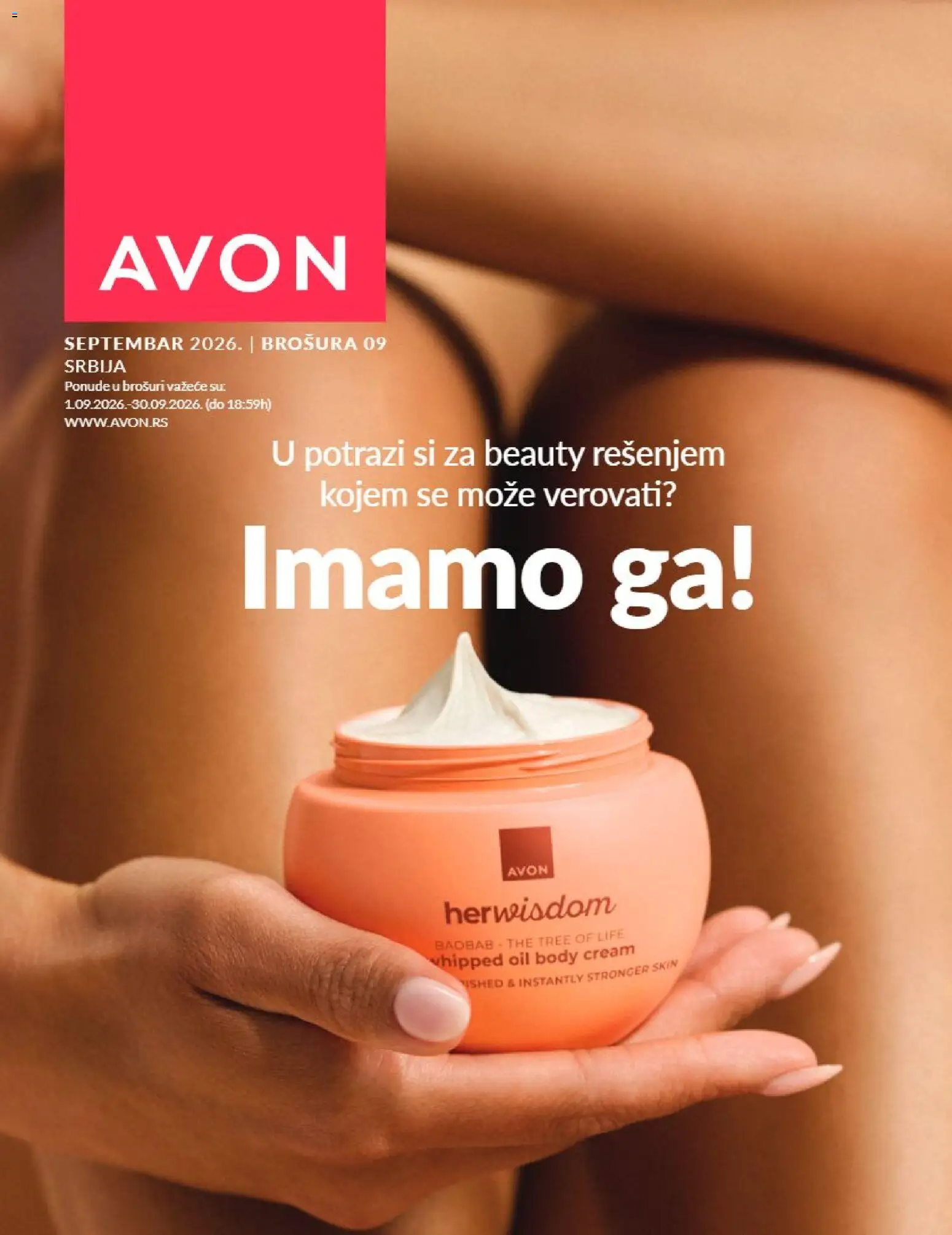 AVON katalog - važi od 01.09.2026 | Strana: 1