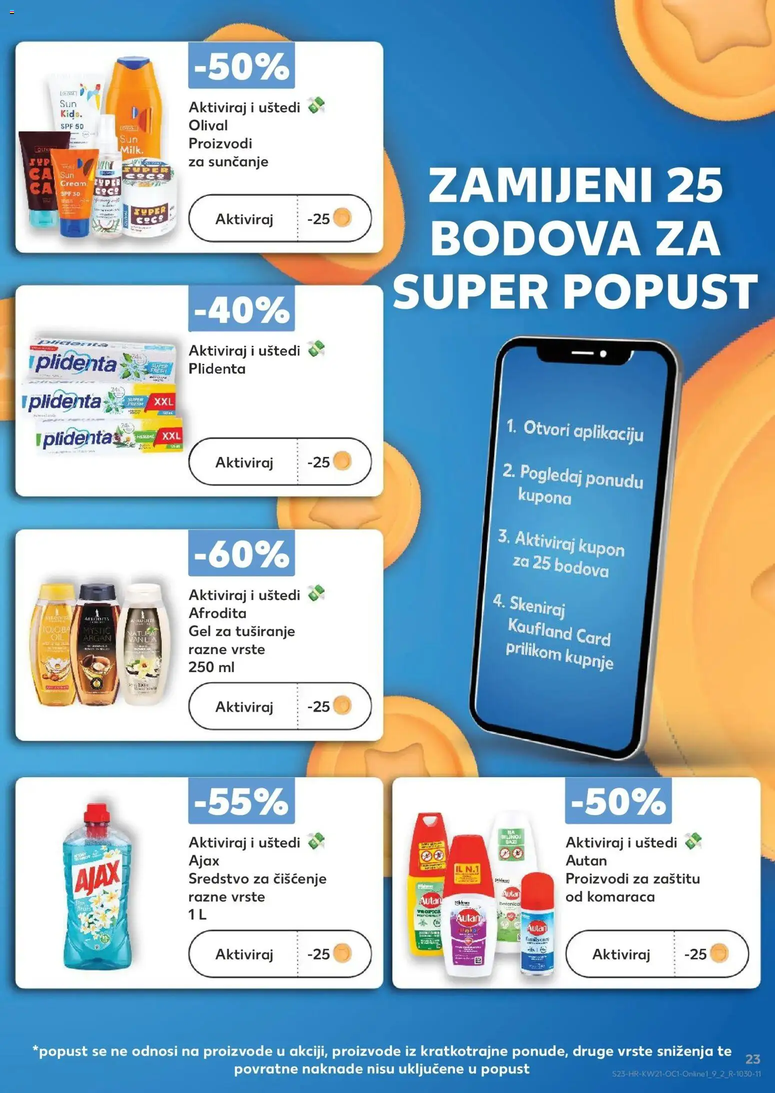 Kaufland katalog | vrijedi od 20.05.2026 | Stranica: 23 | Proizvodi: Gel za tuširanje, Ajax