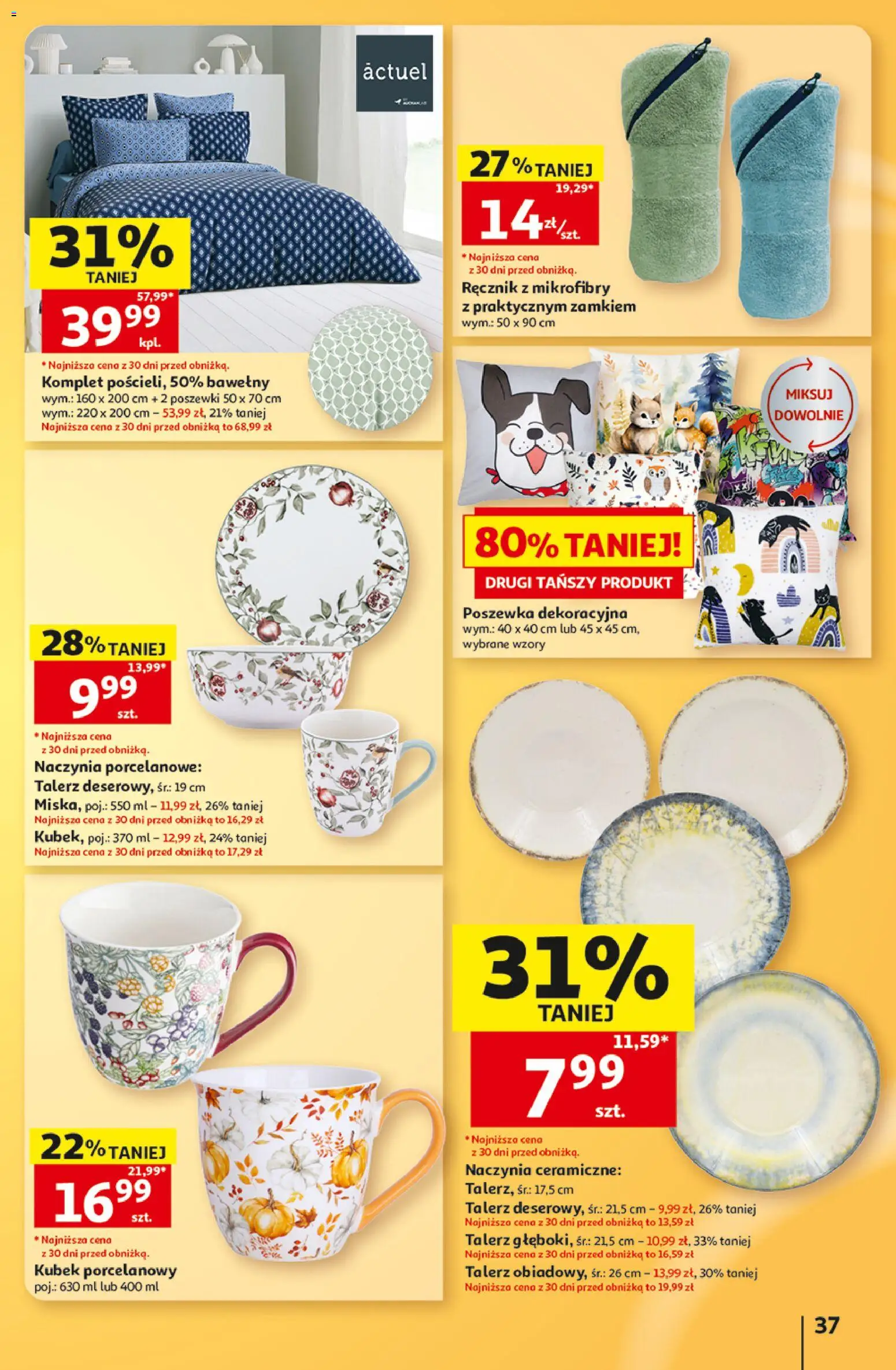 Auchan gazetka - 30 Lat Hipermarket od 03.09.2026 | Strona: 37 | Produkty: Naczynia