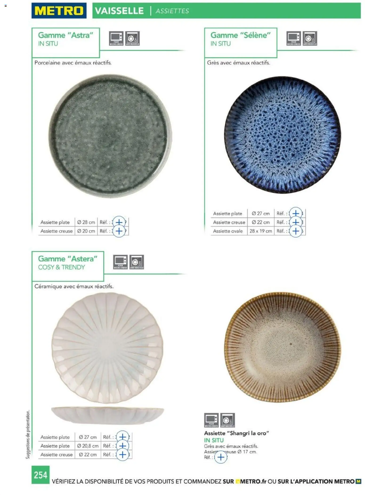 {H1} | Page: 254 | Produits: Vaisselle, Porcelaine, Assiette