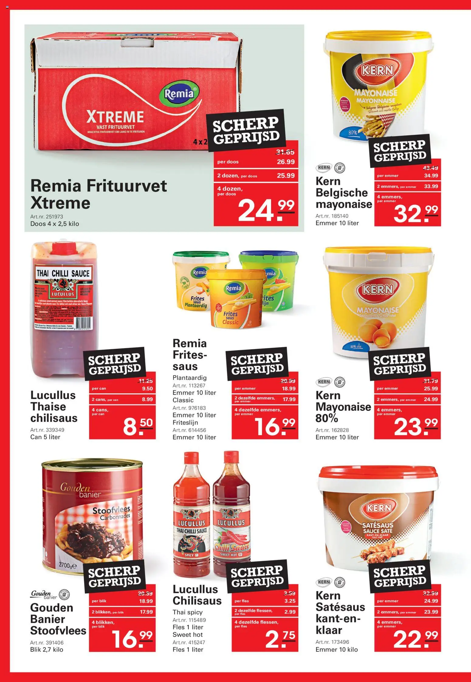 {H1} | Pagina: 6 | Producten: Olie, Stoofvlees, Lijn, Saus