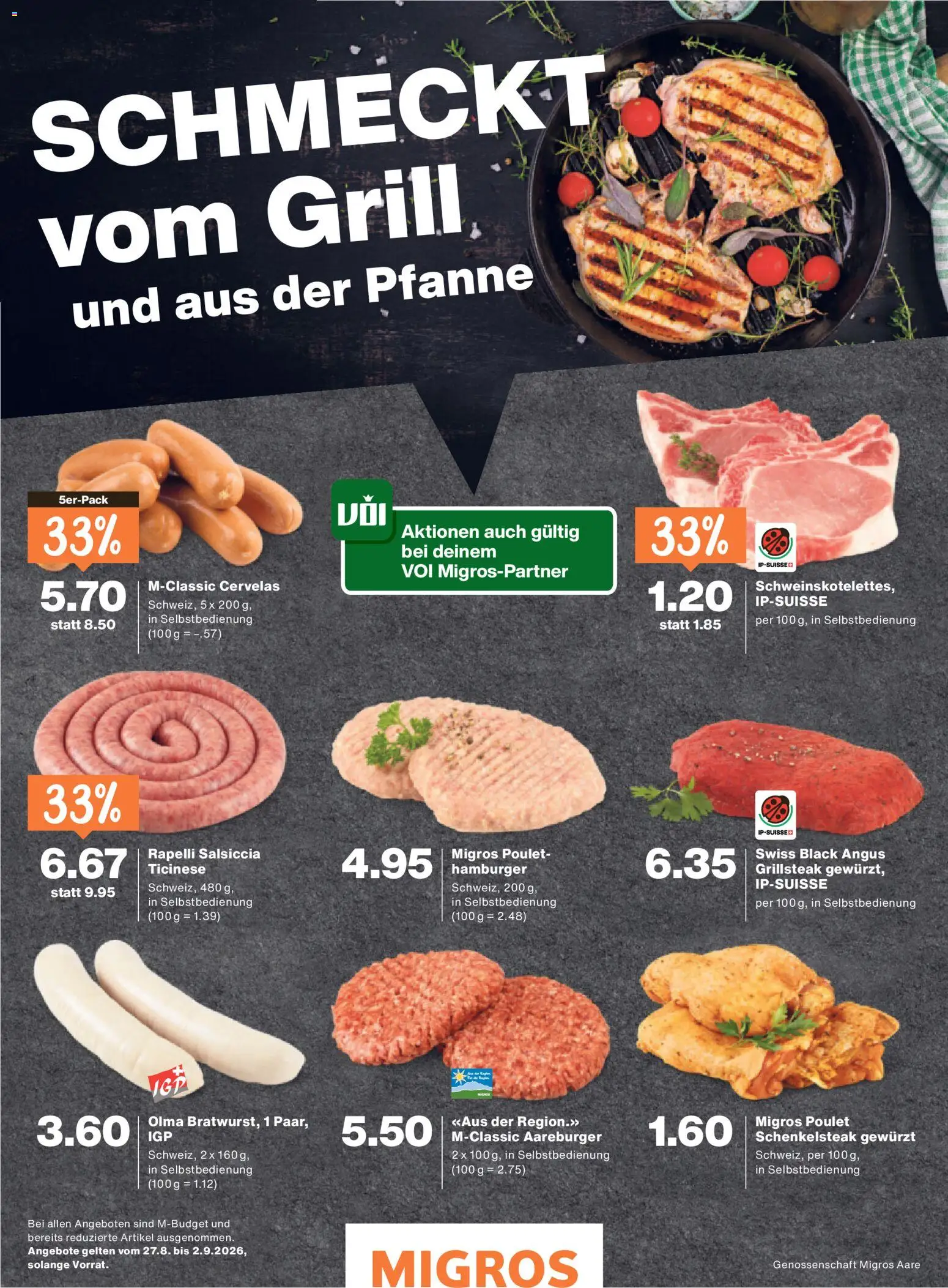 Migros aktionen Magazin – gültig ab 26.08.2026 | Seite: 32