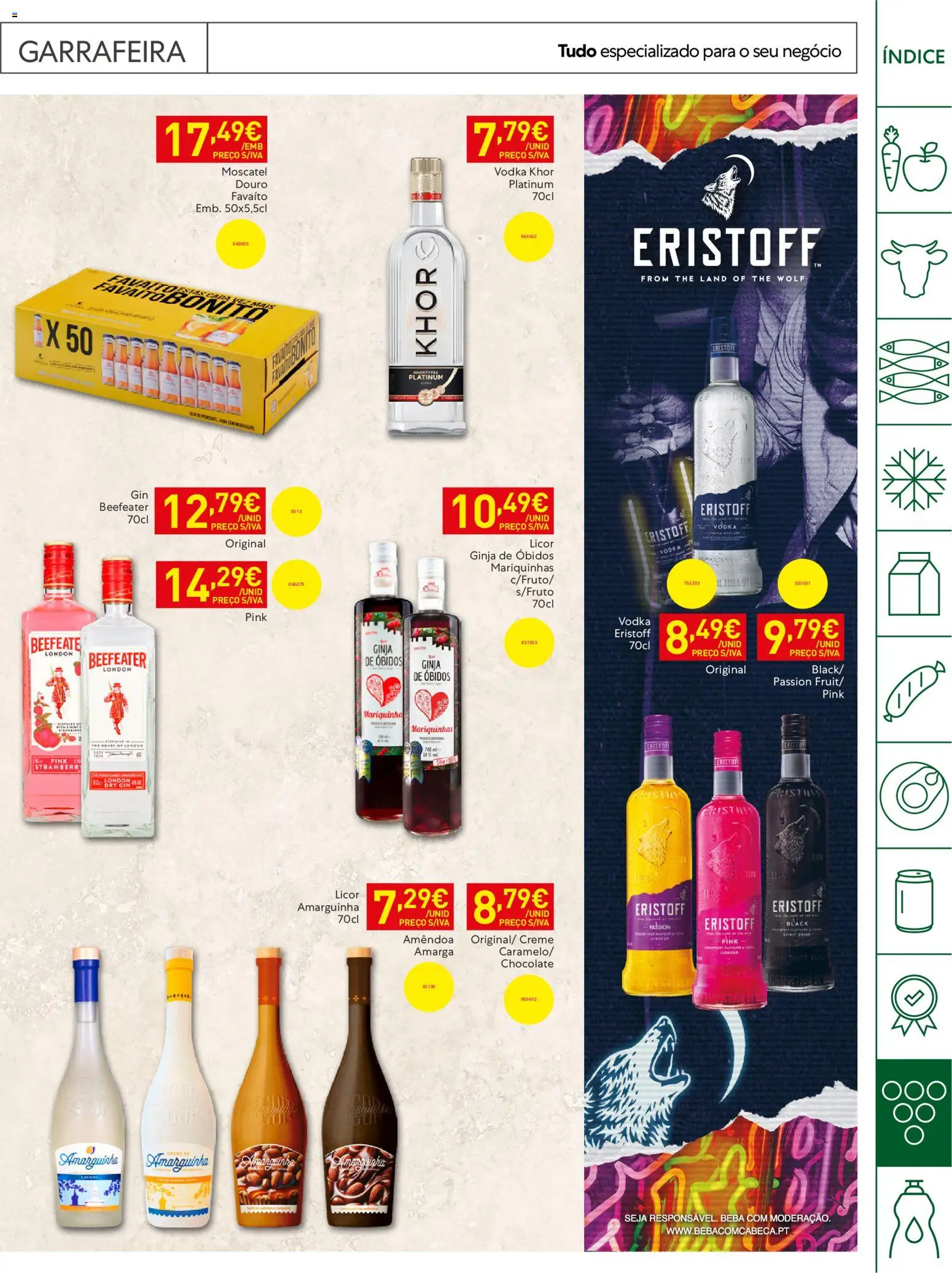 Recheio Horeca │ válido de 15/09/2026 | Página: 25 | Produtos: Licor, Chocolate, Creme, Vodka