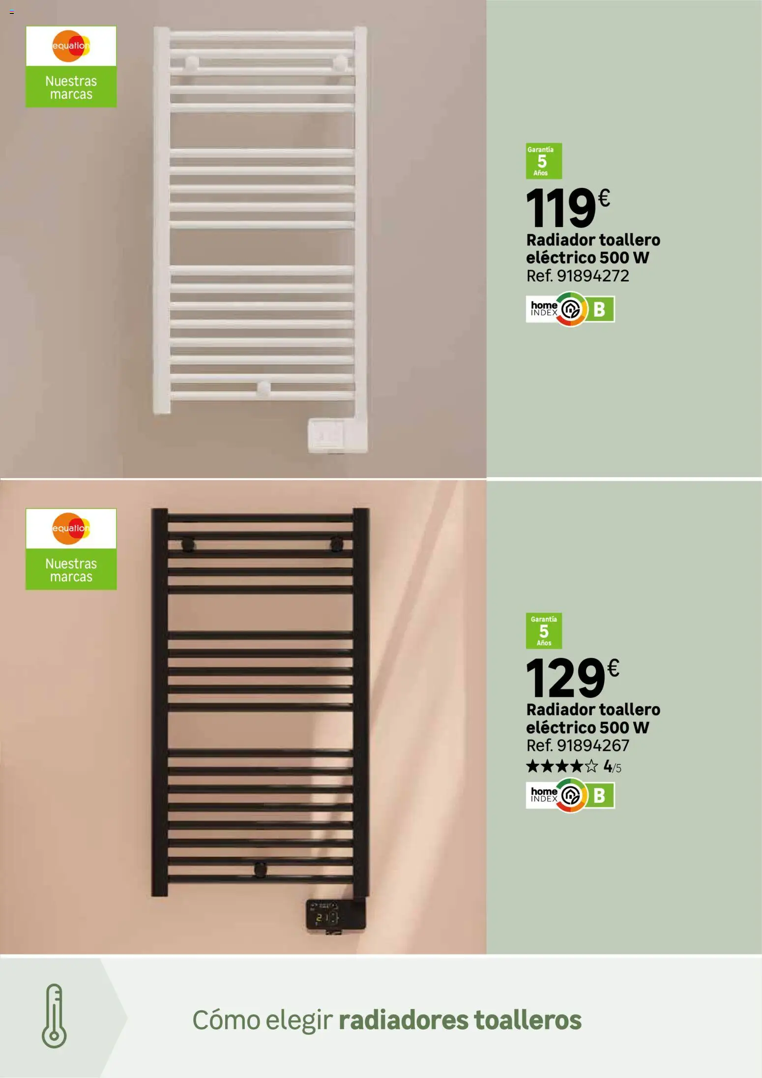 Leroy Merlin Calor en casa y mucho ahorro │ válido desde el 20/10/2026 | Página: 103 | Productos: Toallero, Radiador